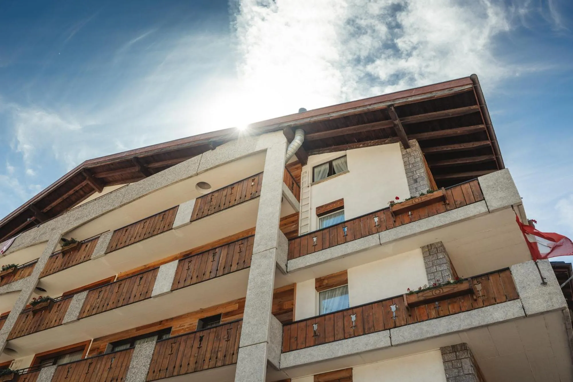 Property building in Hotel Matterhornblick