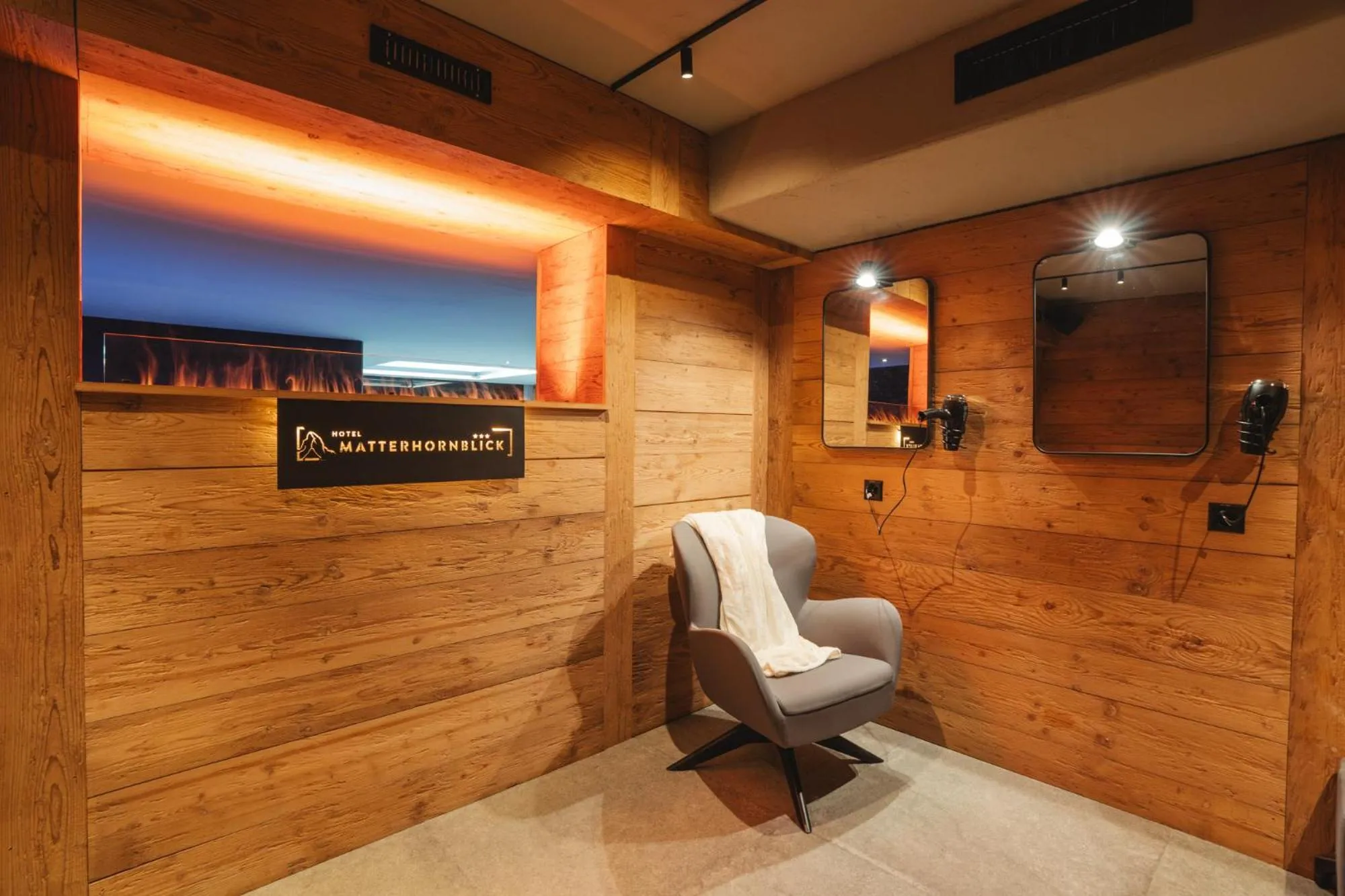 Spa and wellness centre/facilities in Hotel Matterhornblick