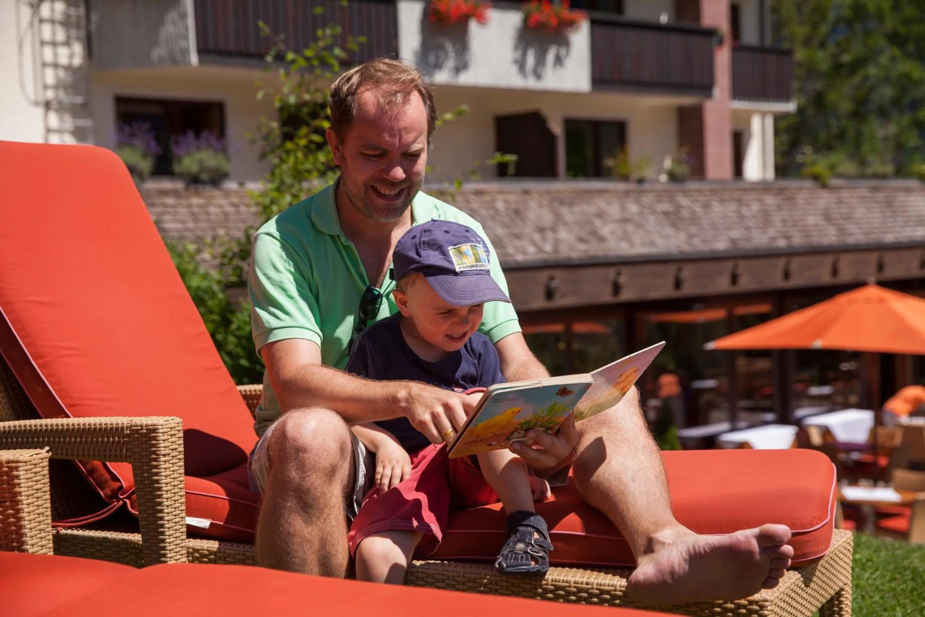 Garden in Familienhotel Lagant