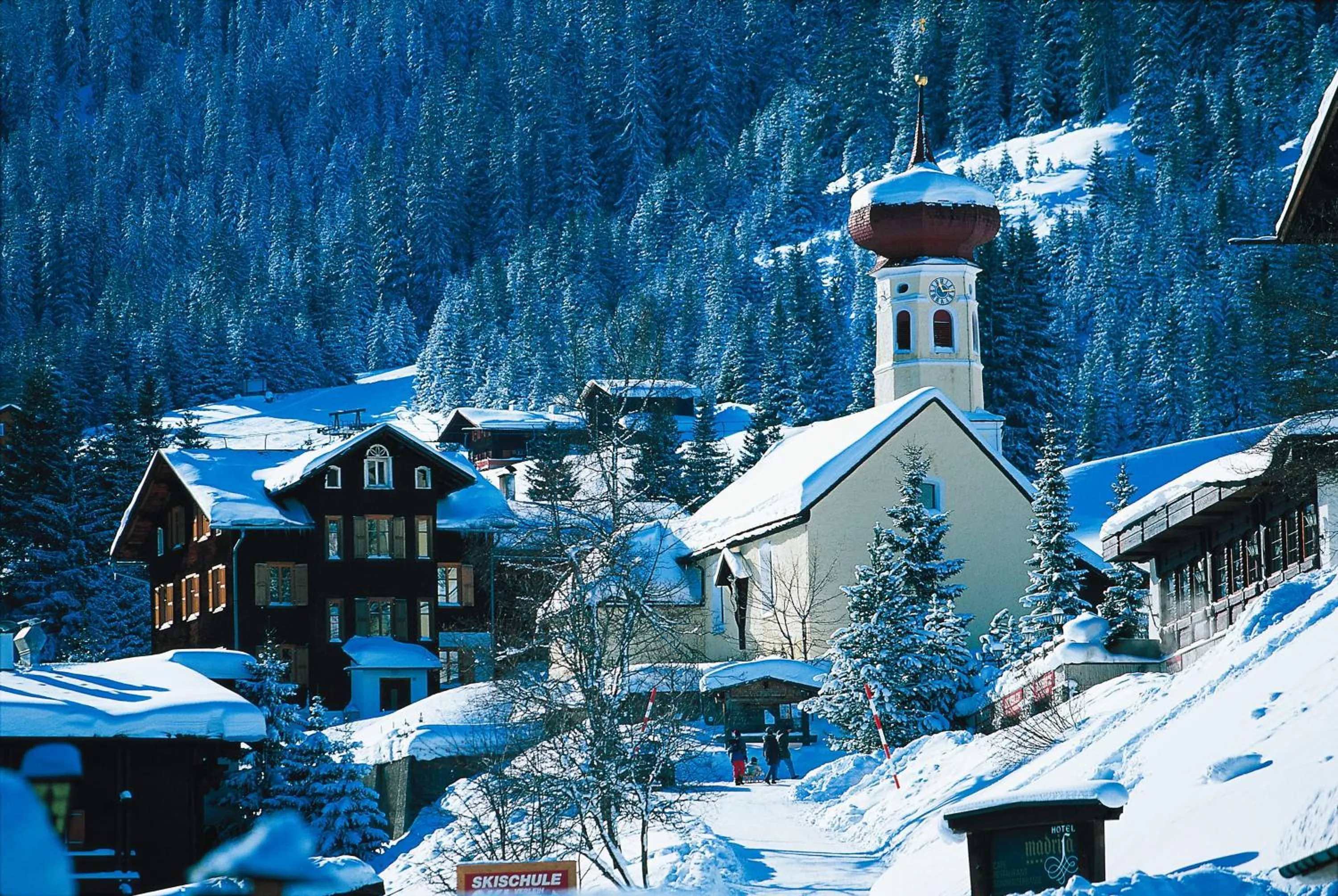 Area and facilities in Familienhotel Mateera Gargellen / Montafon