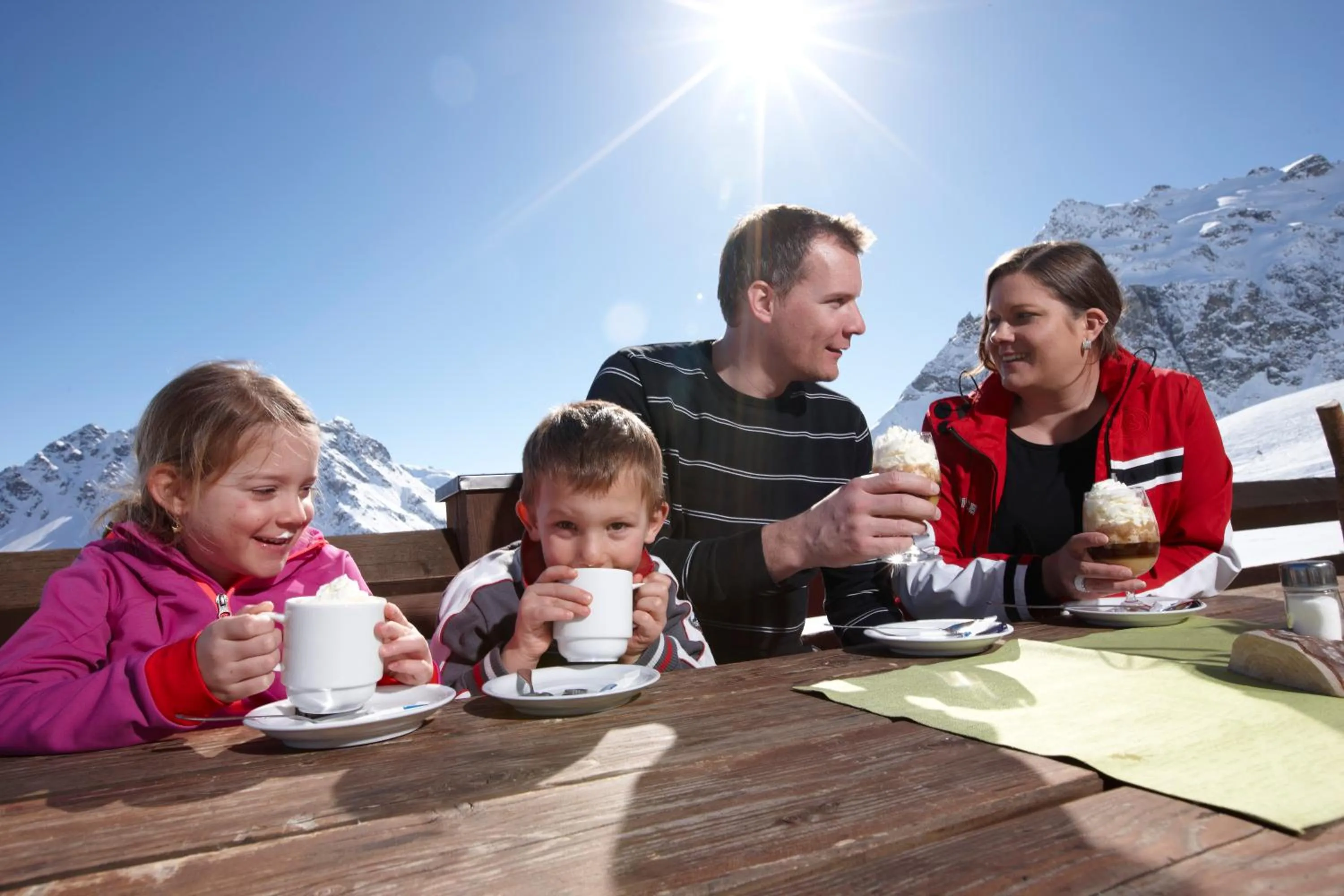 Day in Familienhotel Mateera Gargellen / Montafon