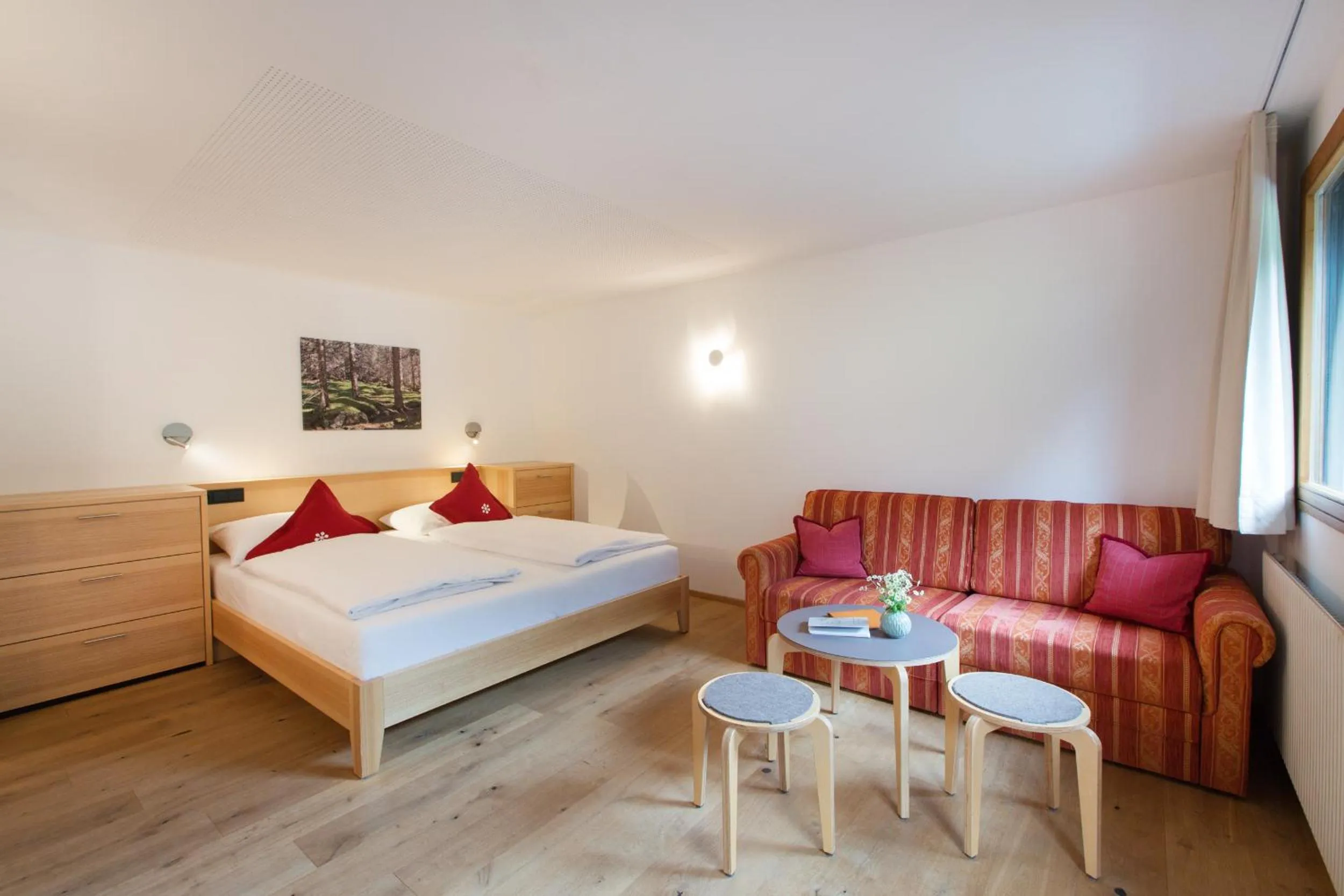 Bed in Familienhotel Mateera Gargellen / Montafon