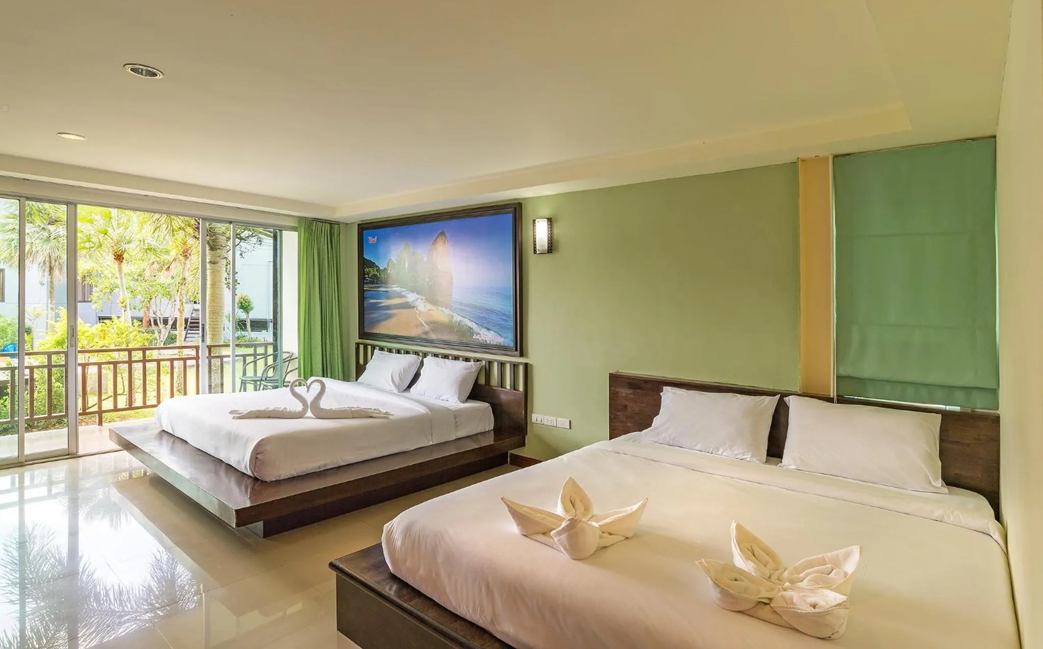 Garden, Bed in Krabi Home Town Boutique