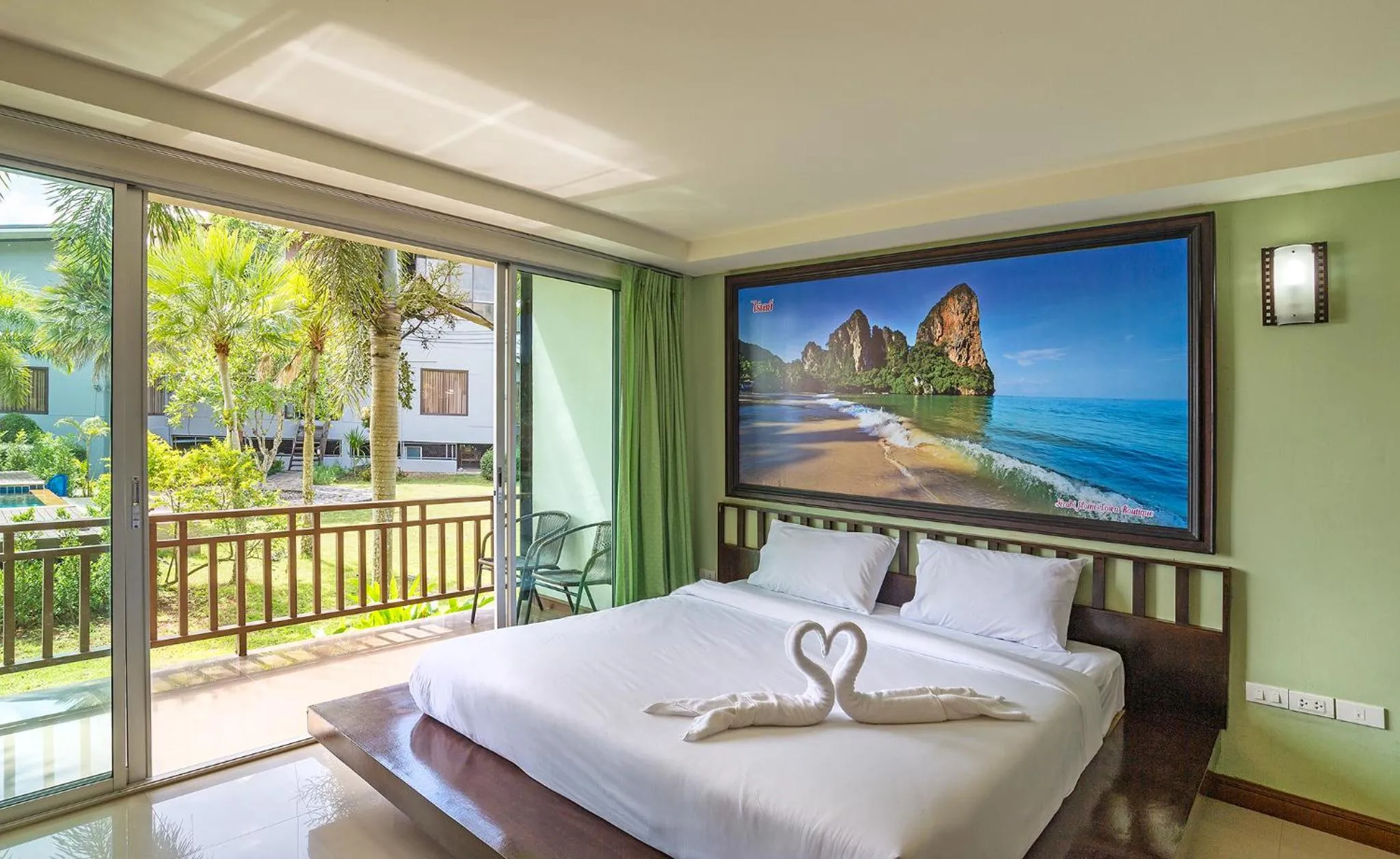 Garden, Bed in Krabi Home Town Boutique