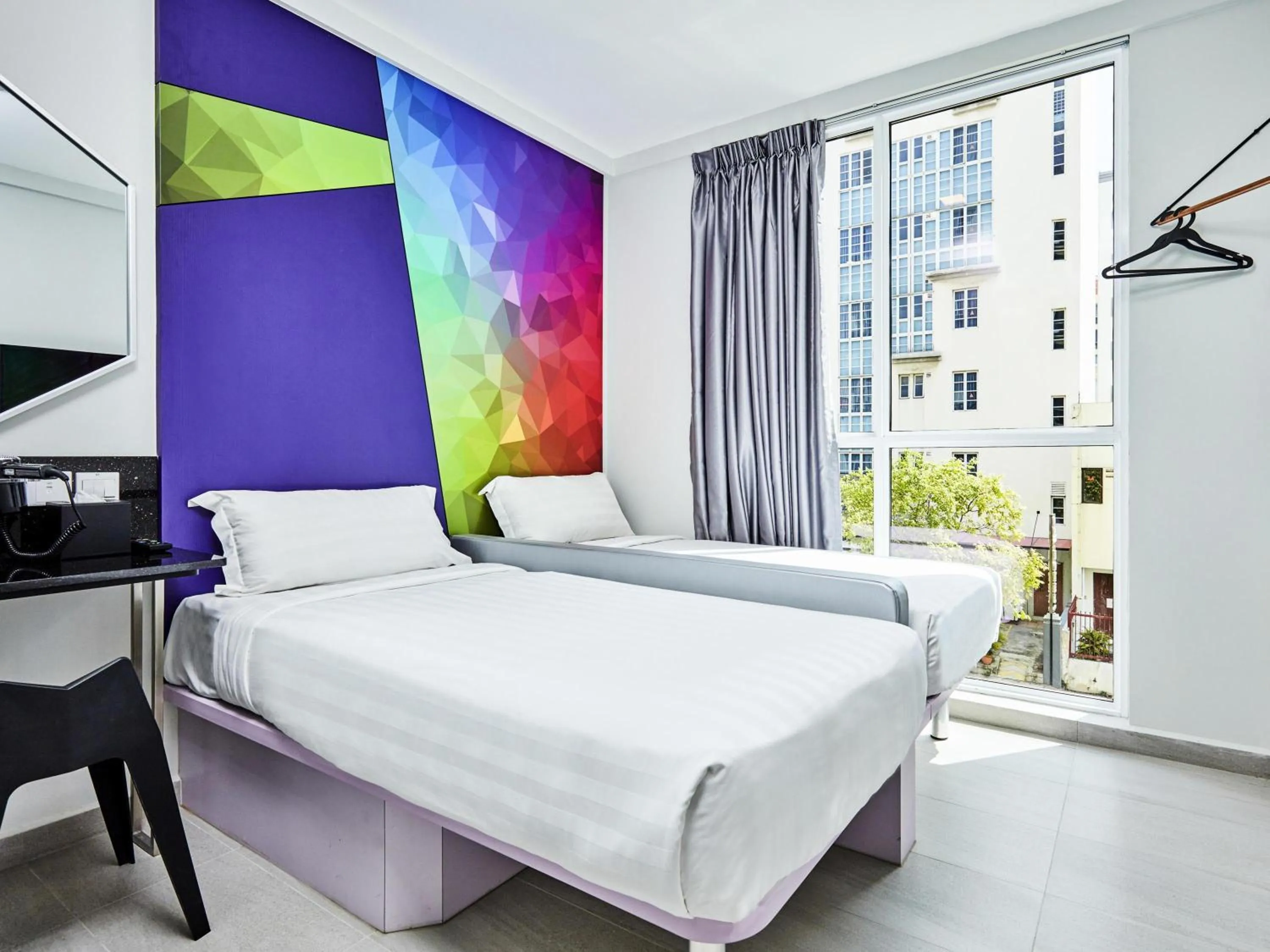 Bedroom, Bed in ibis budget Singapore Ametrine