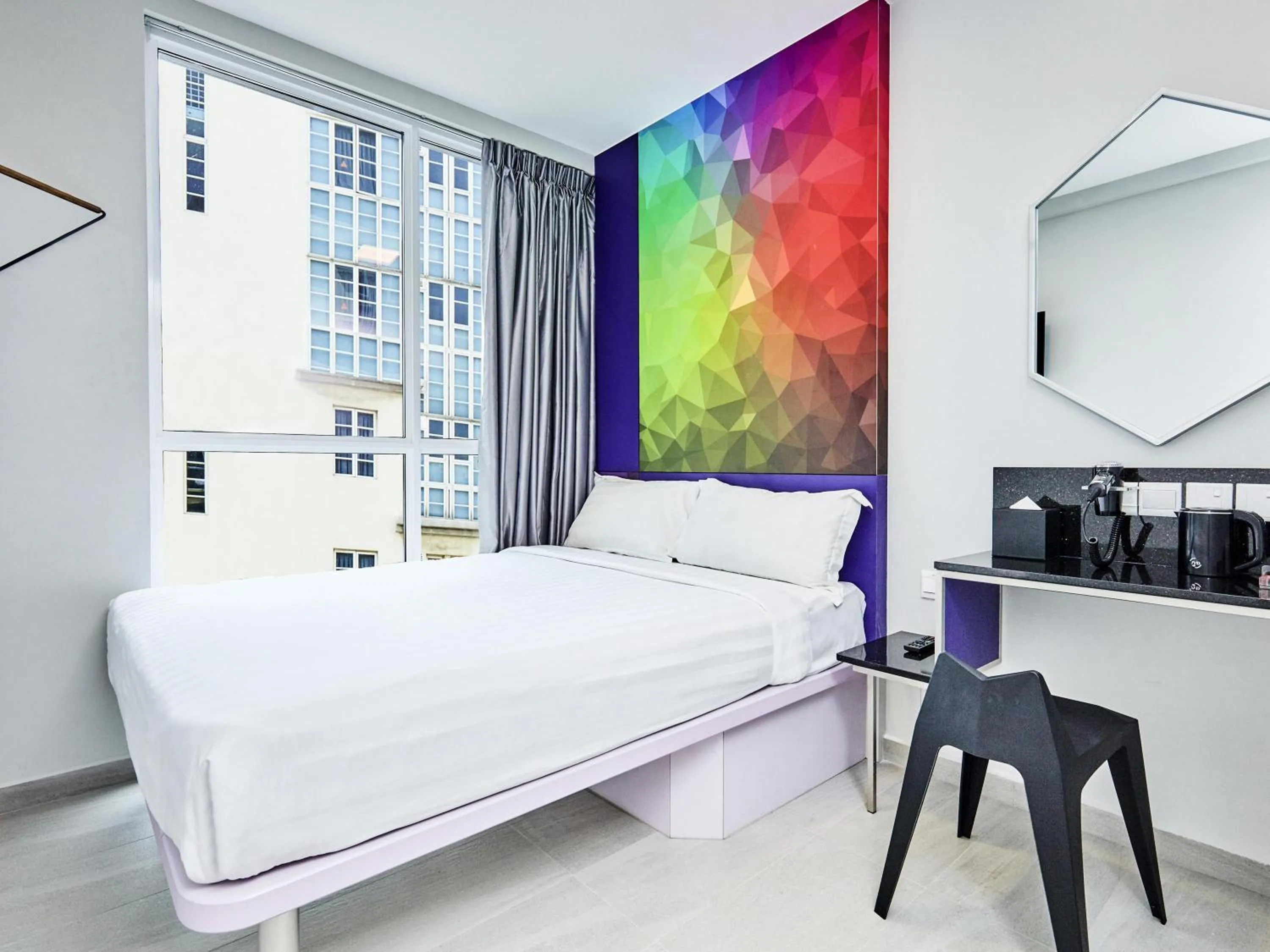 Bedroom, Bed in ibis budget Singapore Ametrine