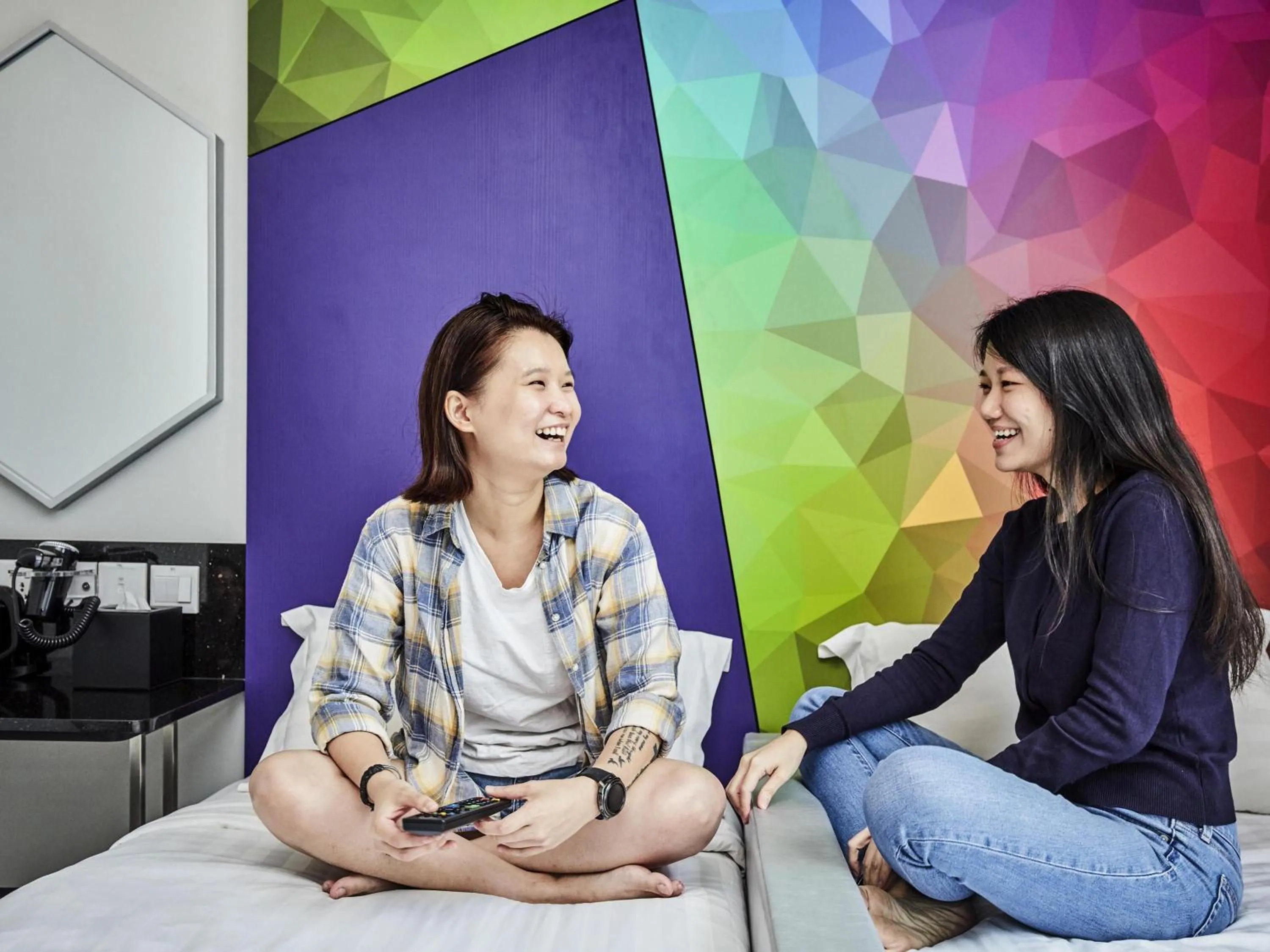 Bedroom in ibis budget Singapore Ametrine