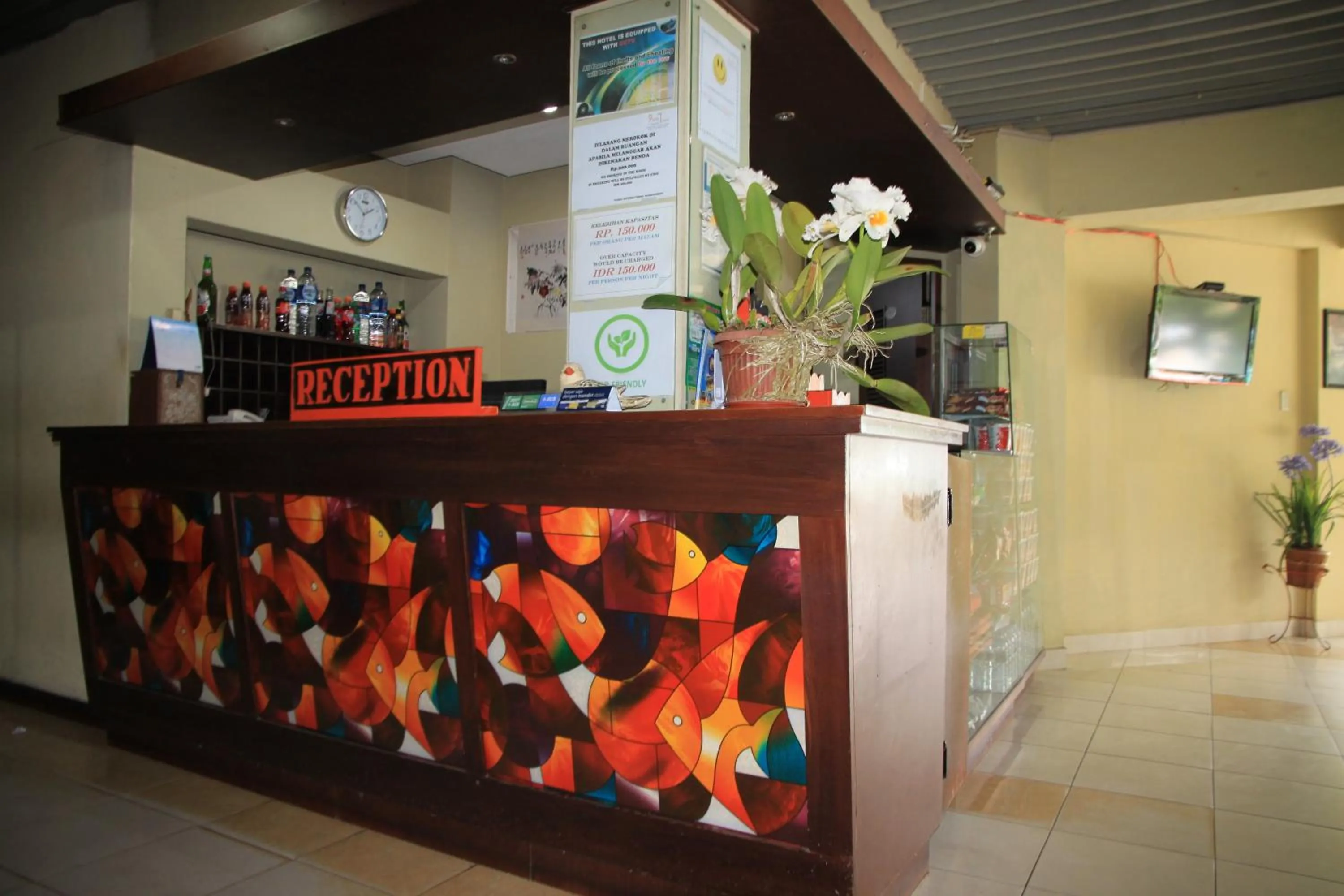 Lobby or reception in Pandu Lakeside Hotel Parapat
