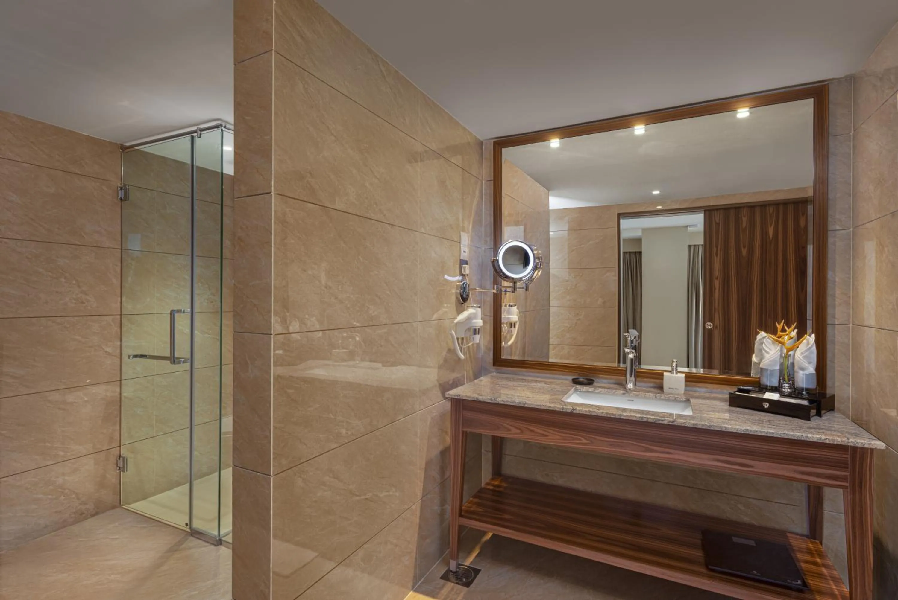 Bathroom in The Golden Crown Hotel