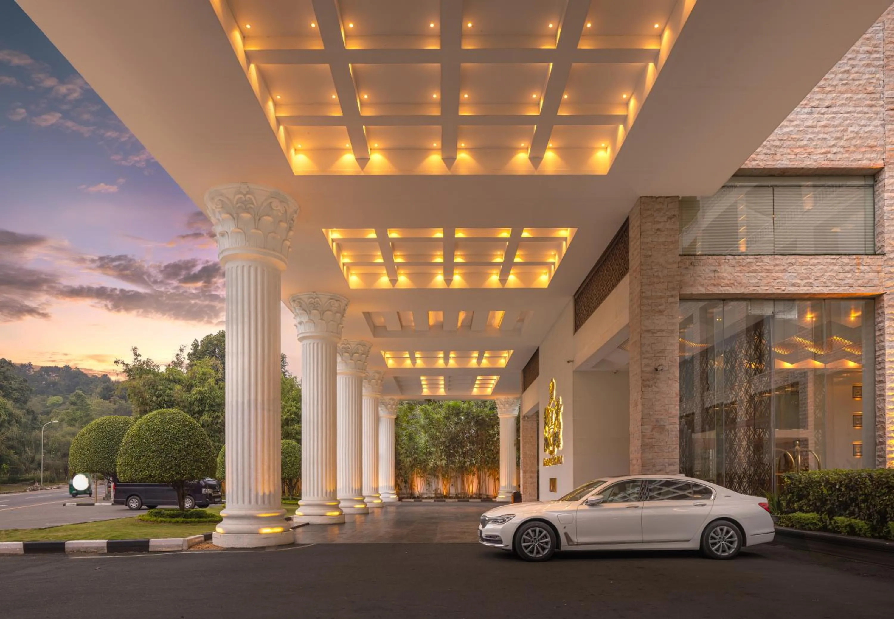 Property building in The Golden Crown Hotel