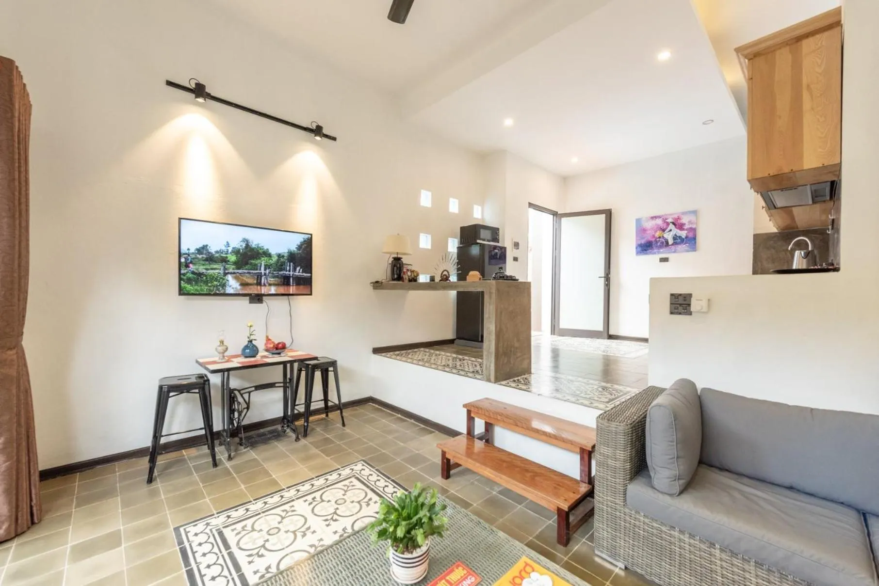 Living room in Victory Road Villas