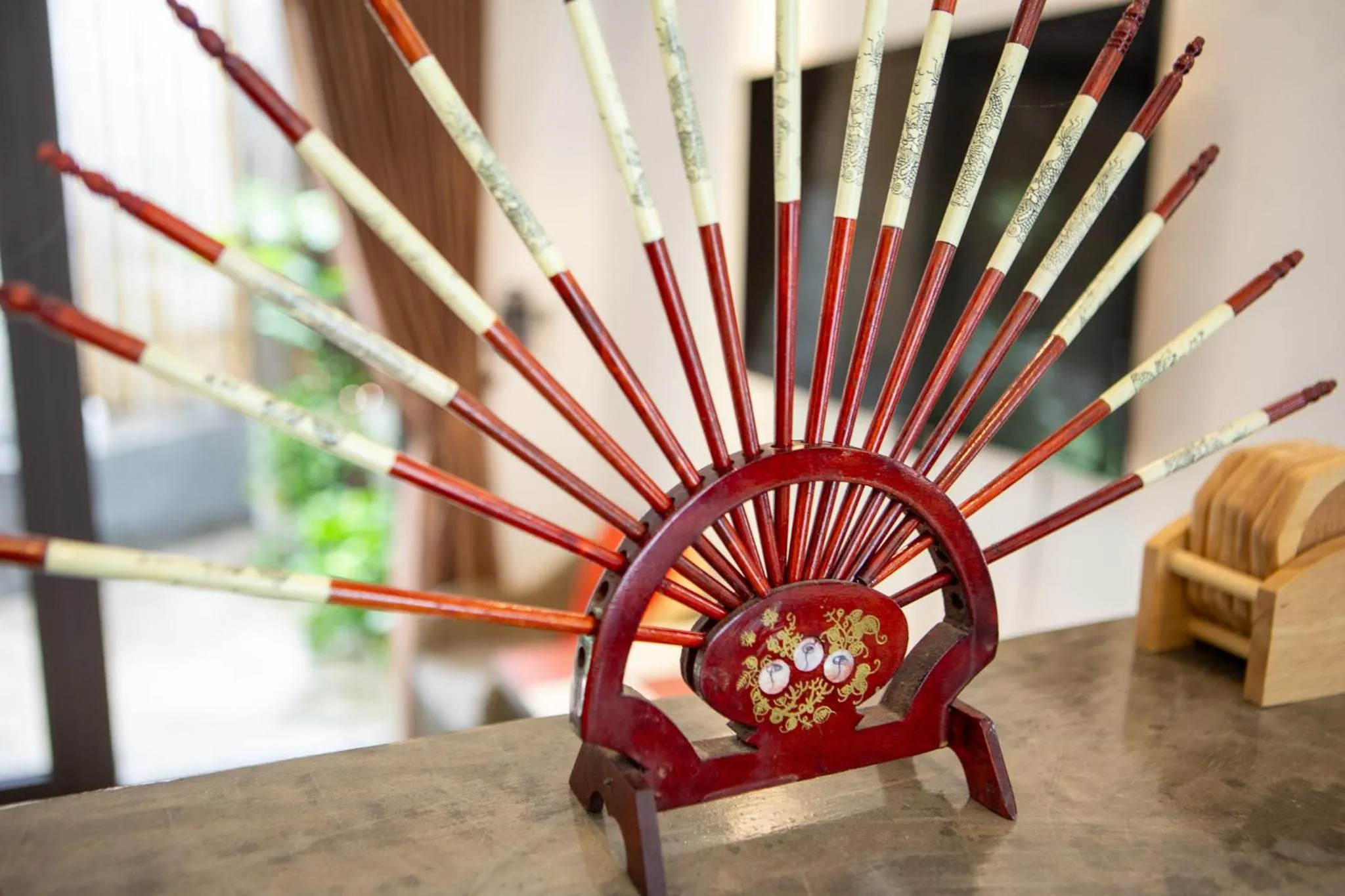 Decorative detail in Victory Road Villas