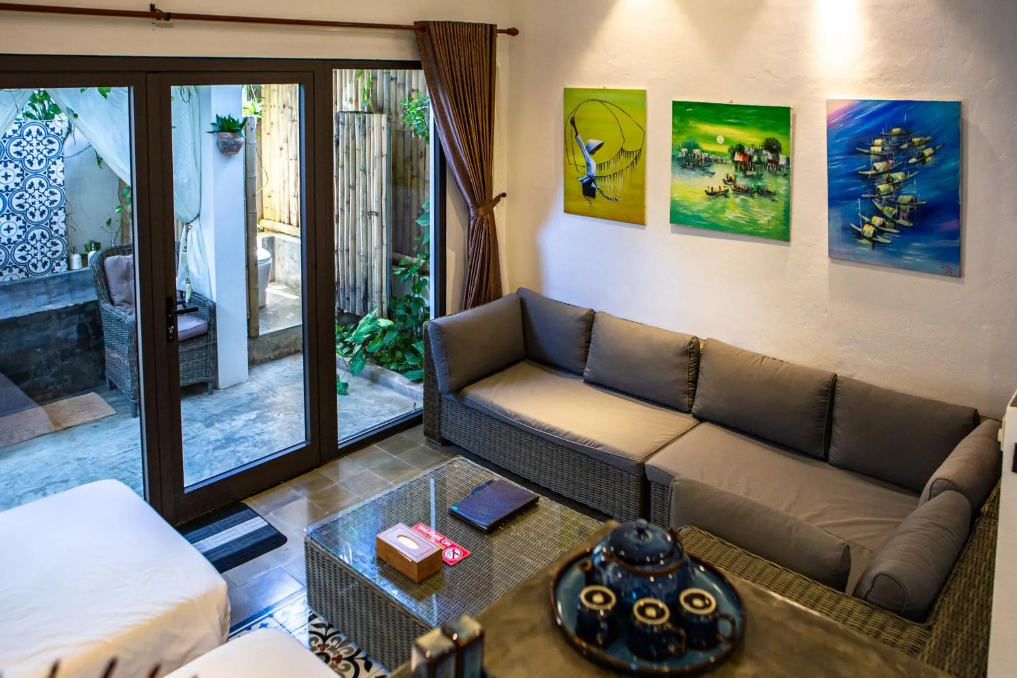 Living room in Victory Road Villas