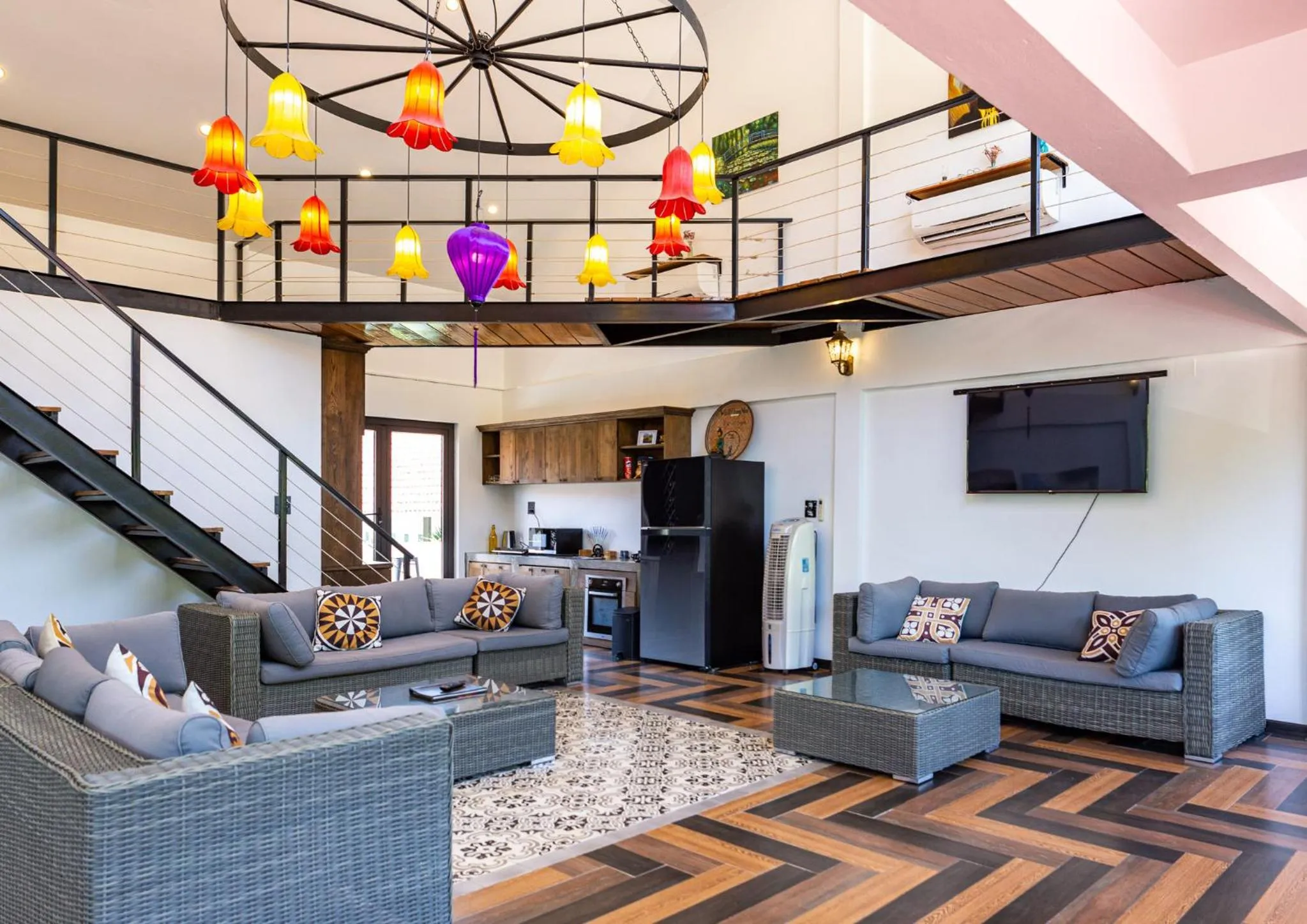 Living room in Victory Road Villas