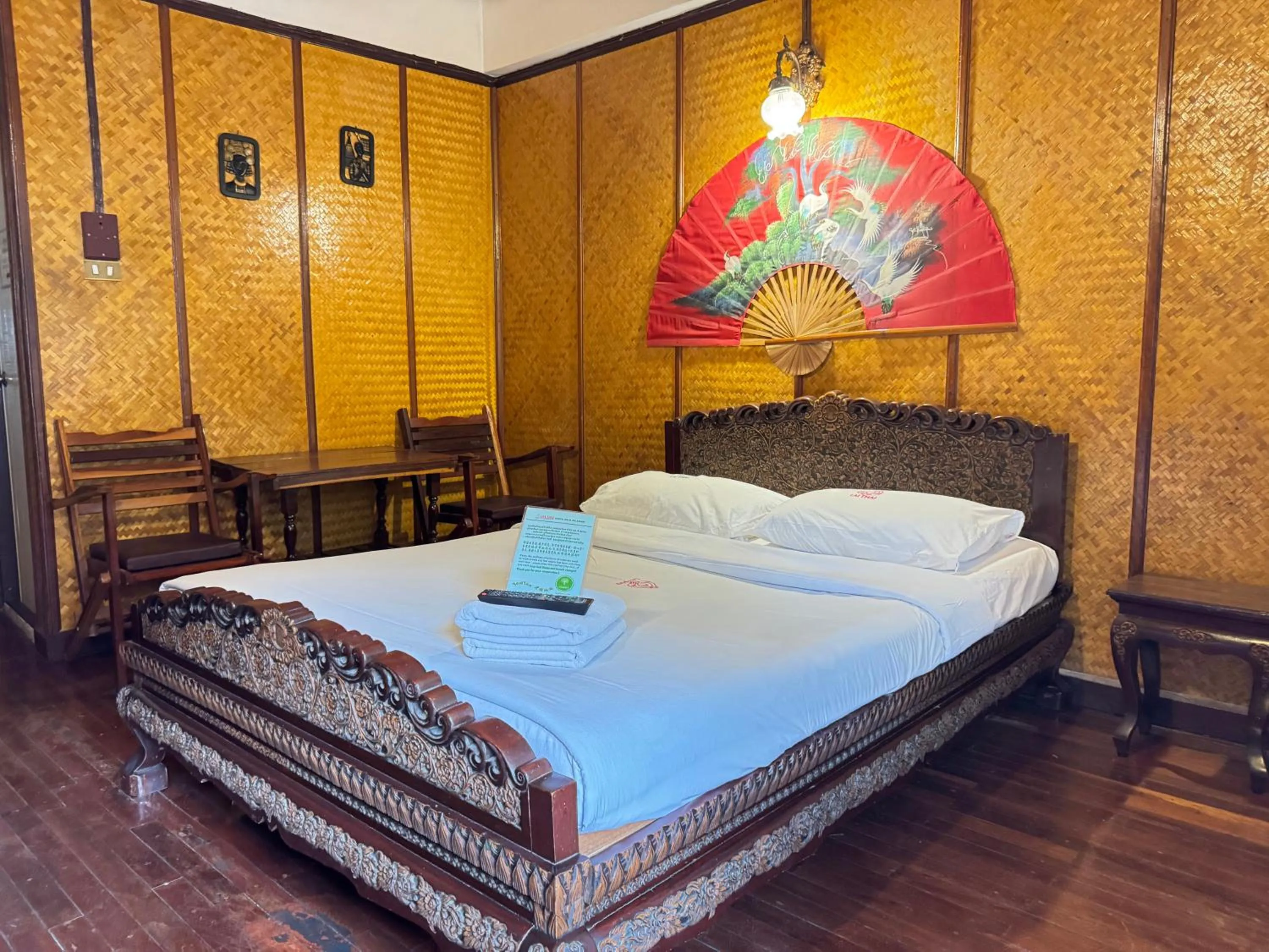 Bed in Lai Thai Guest House
