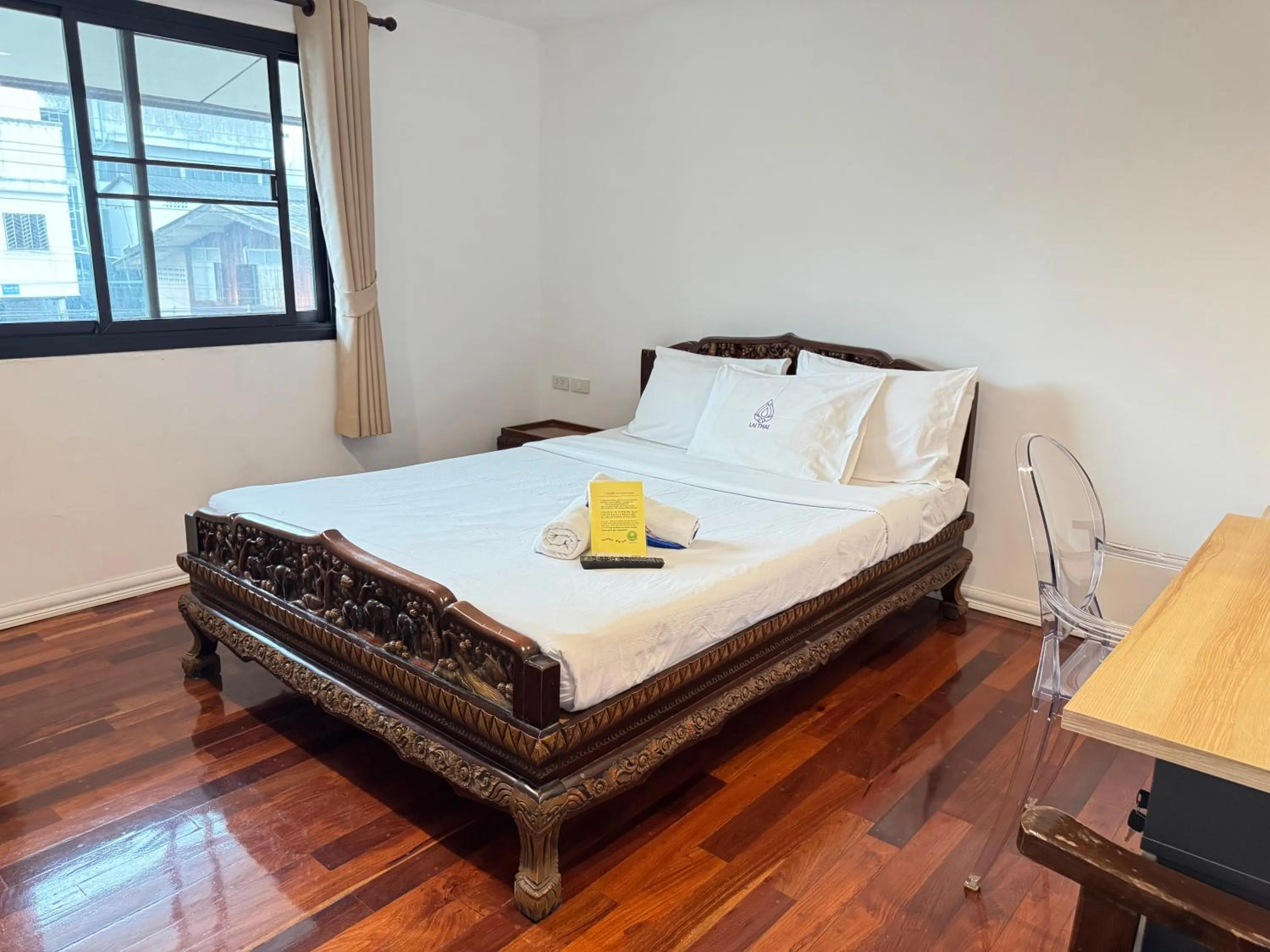 Bed in Lai Thai Guest House