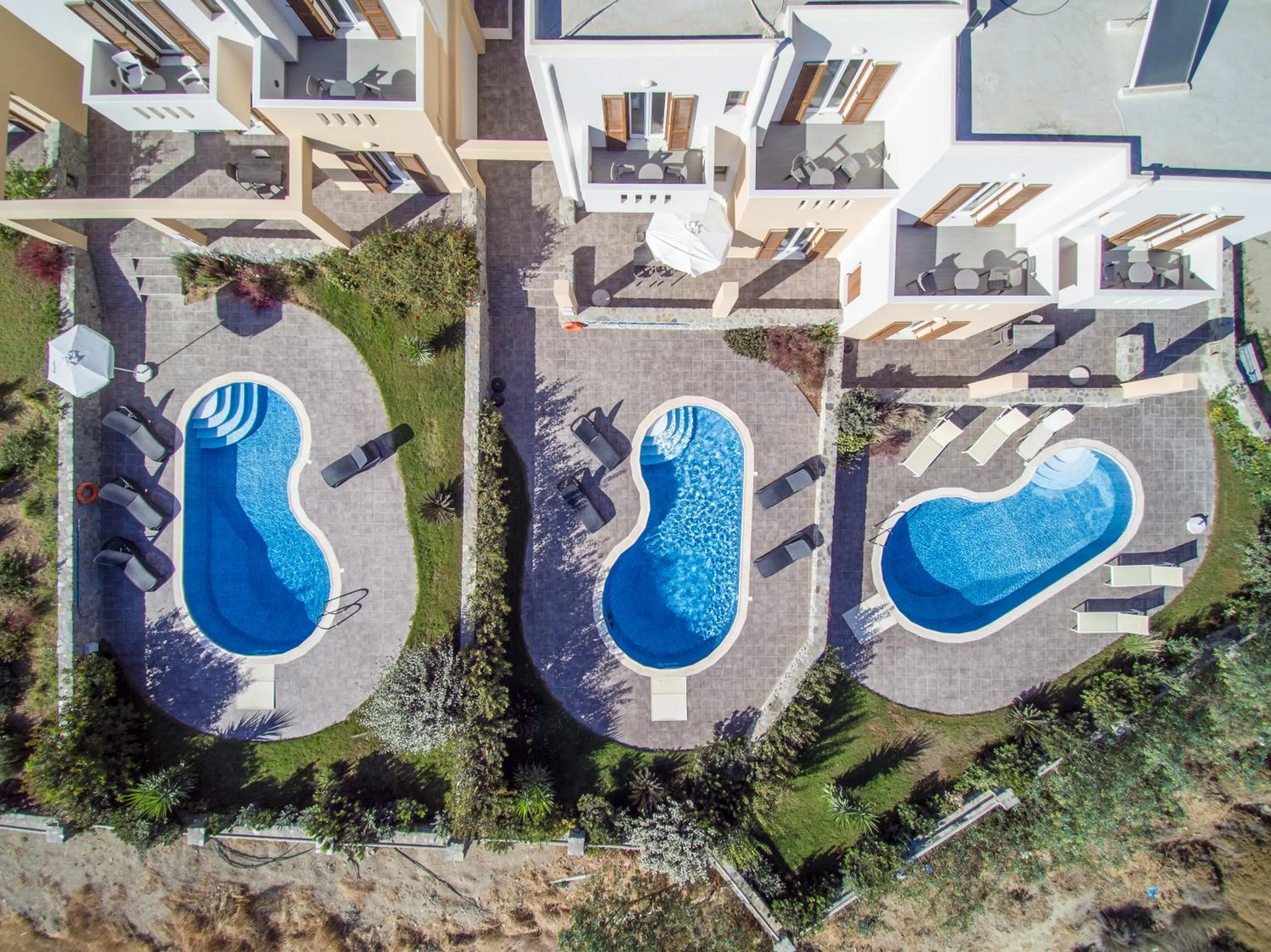 Patio in Naxos Luxury Villas