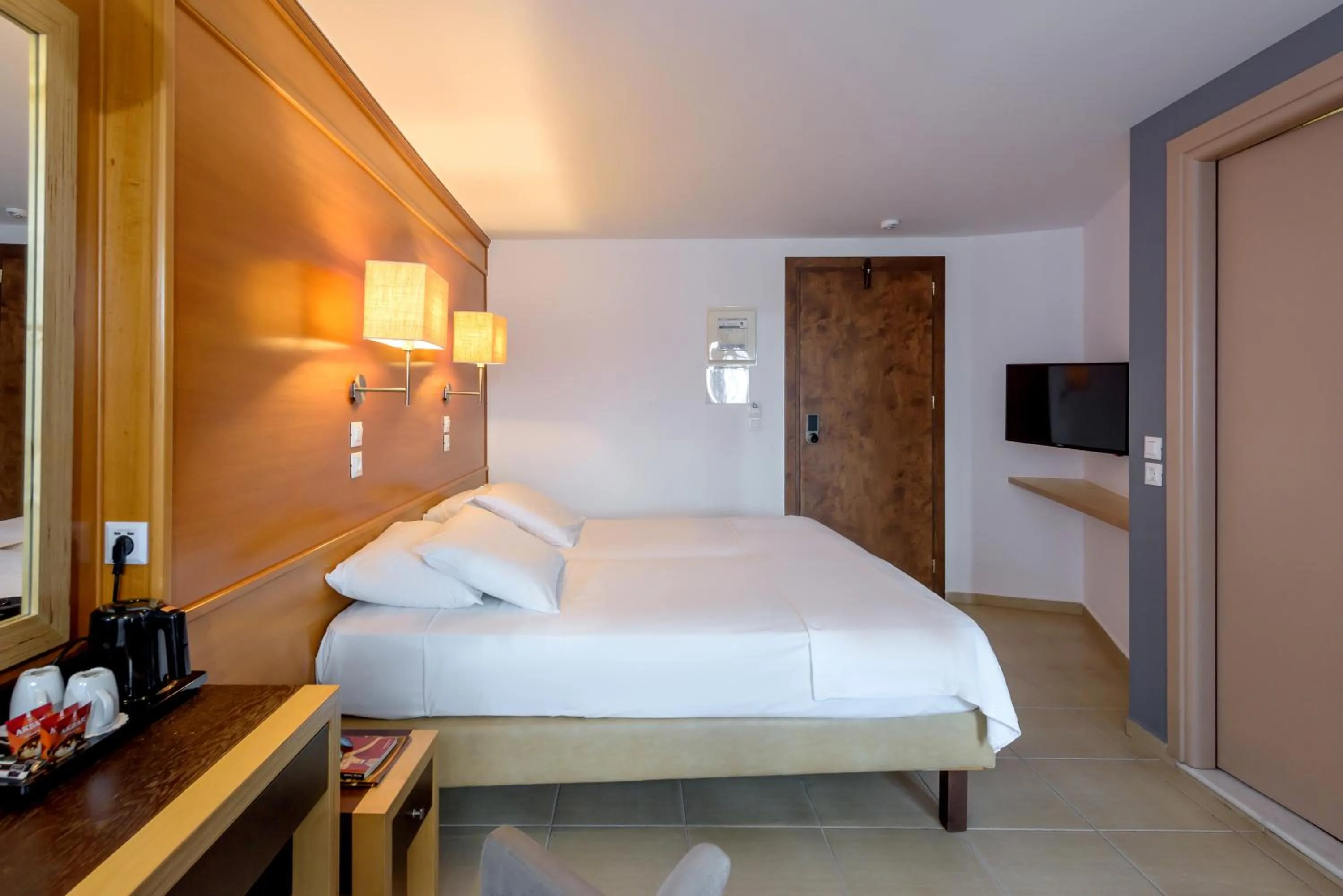 Bed in Iraklion Hotel