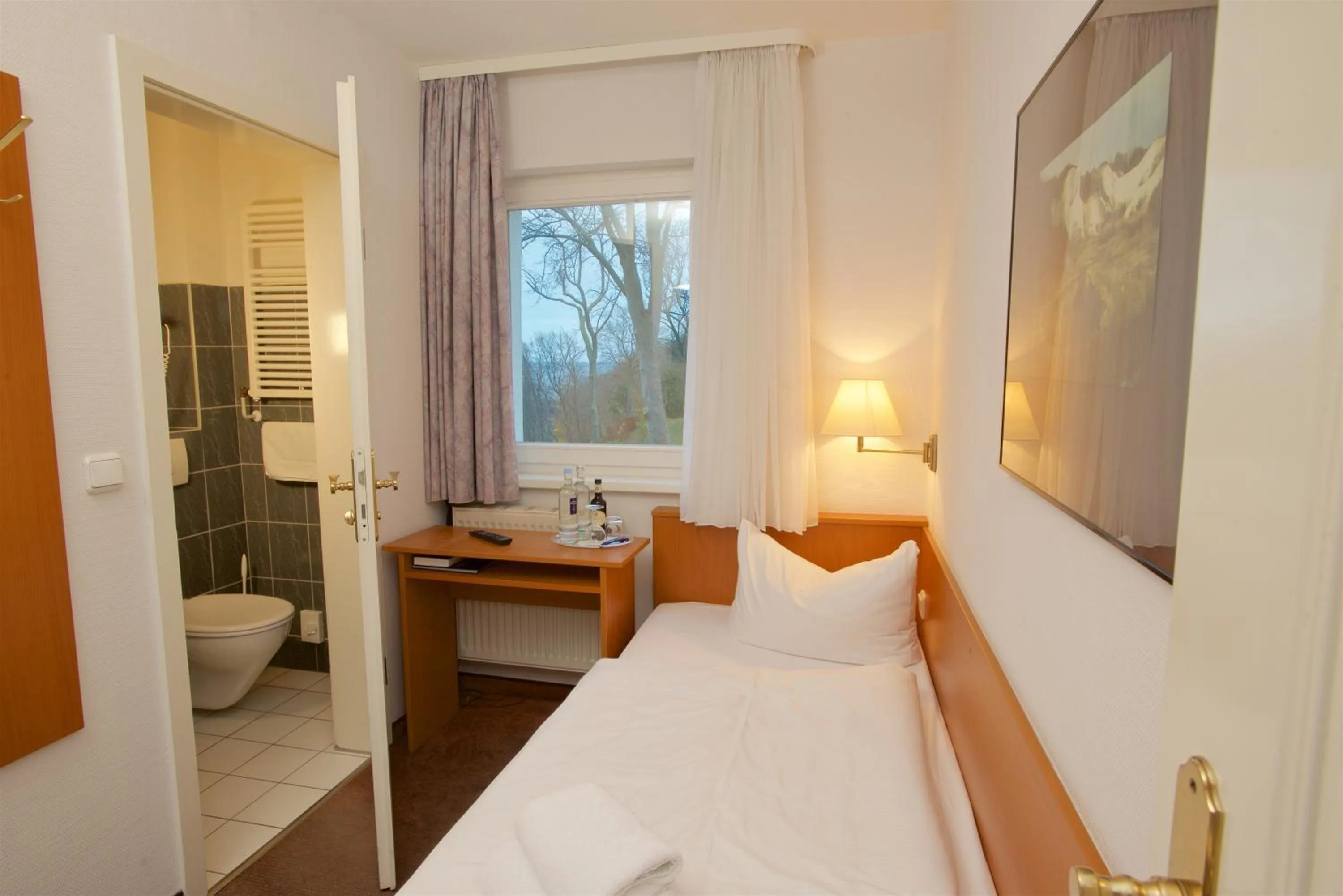 Bed in Panorama Hotel Lohme