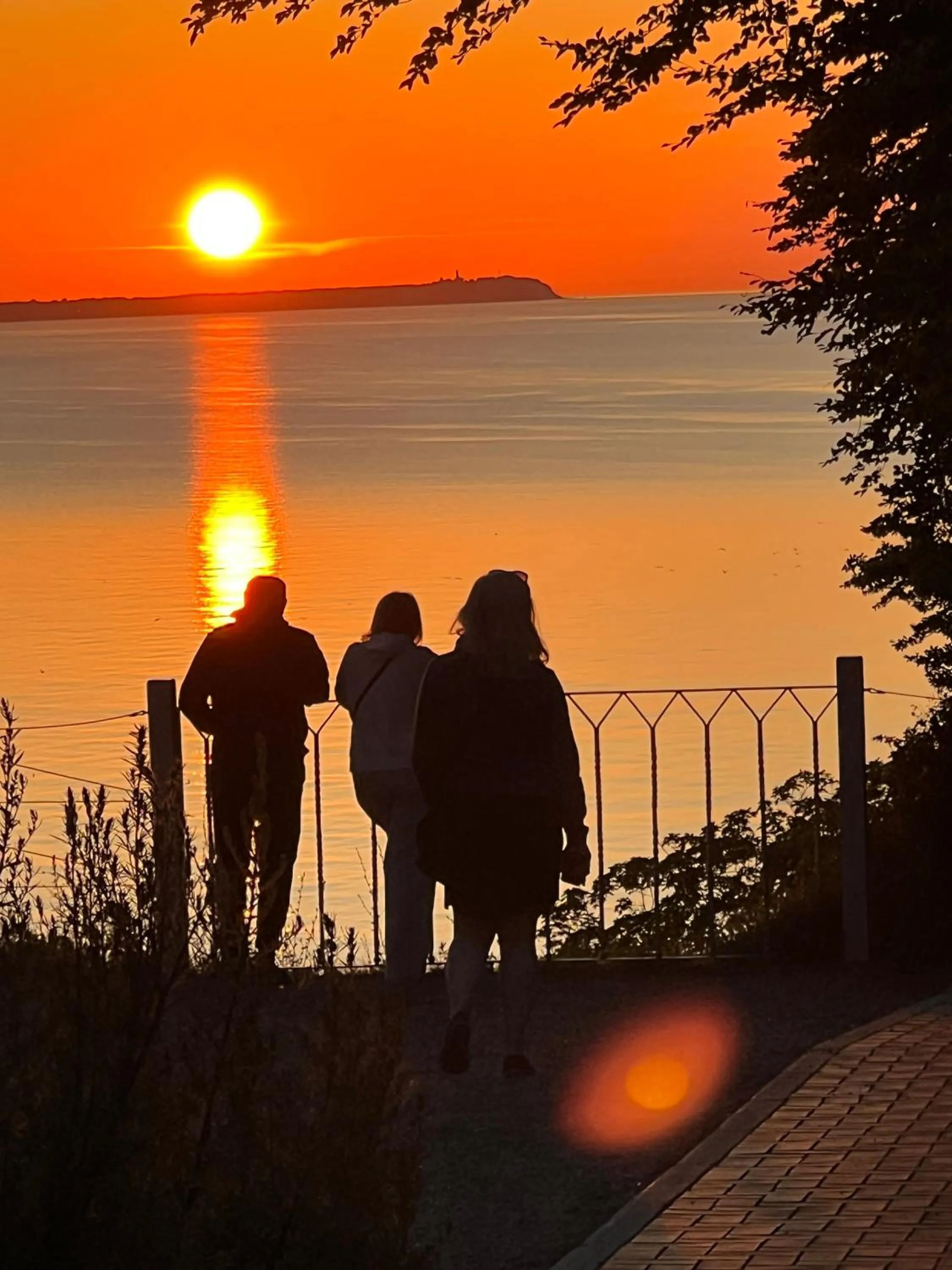 Sunset in Panorama Hotel Lohme