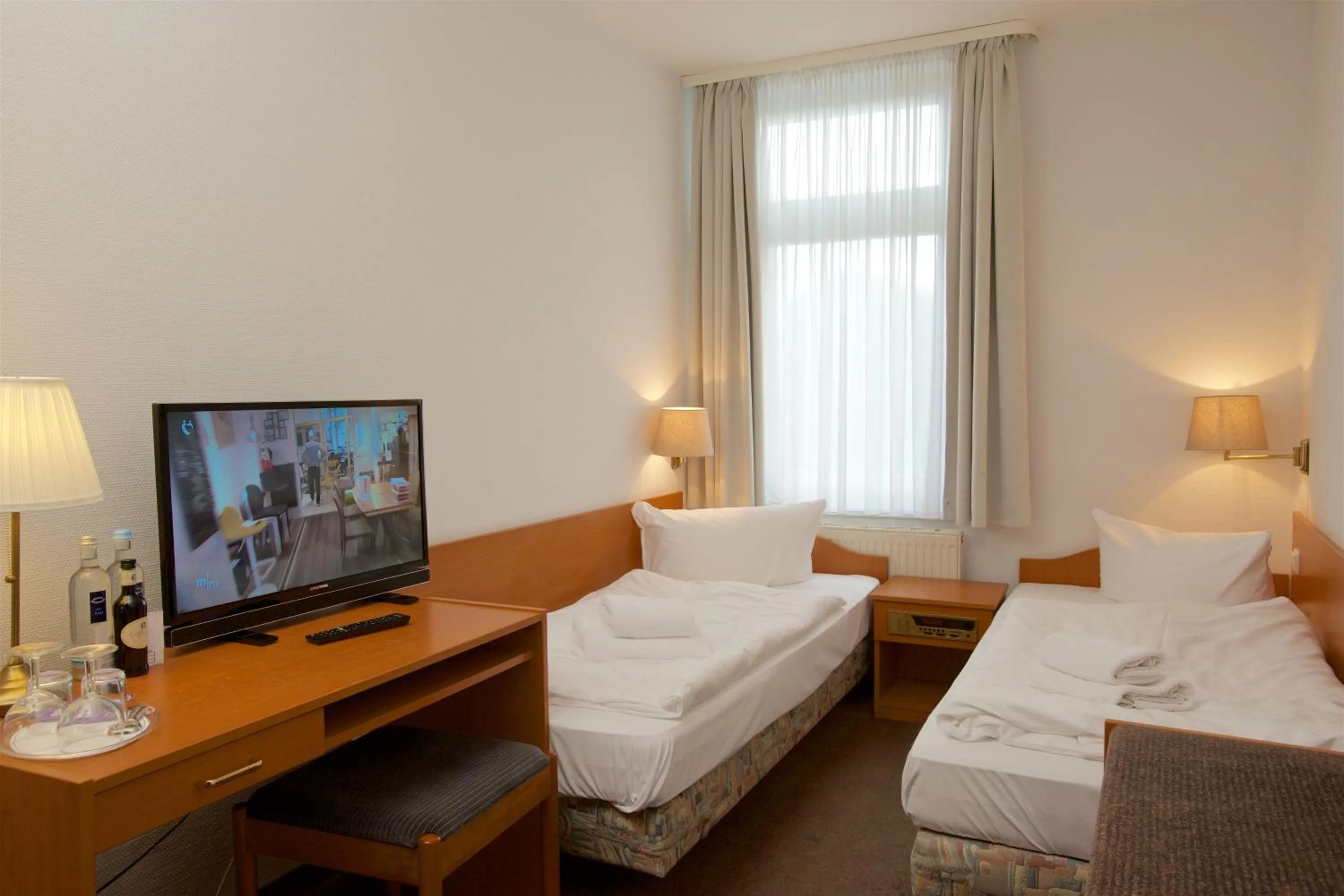 Photo of the whole room, Bed in Panorama Hotel Lohme