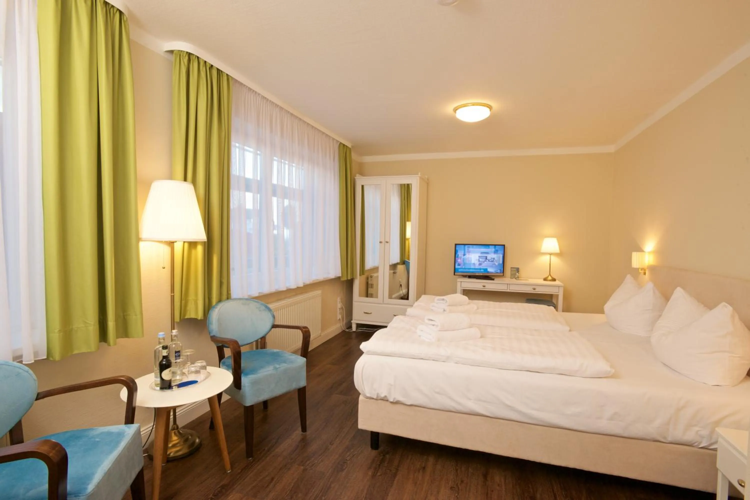 Bed in Panorama Hotel Lohme