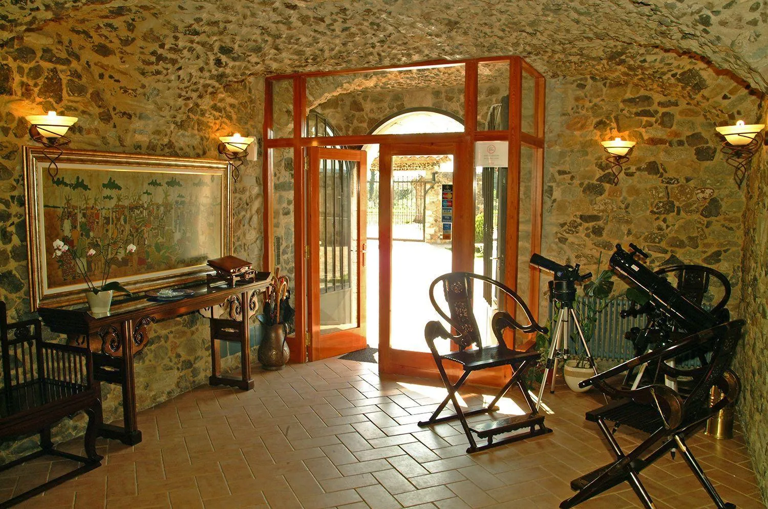 Lobby or reception in Mas la Casassa