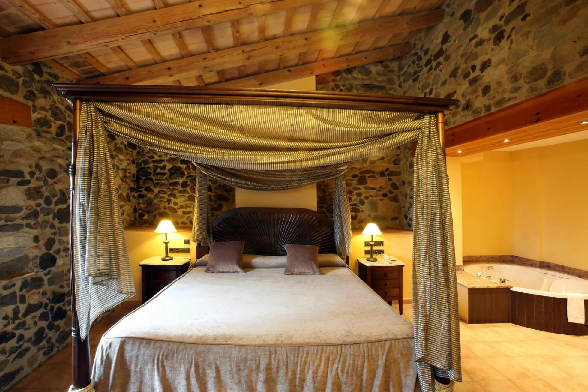 Bed in Mas la Casassa