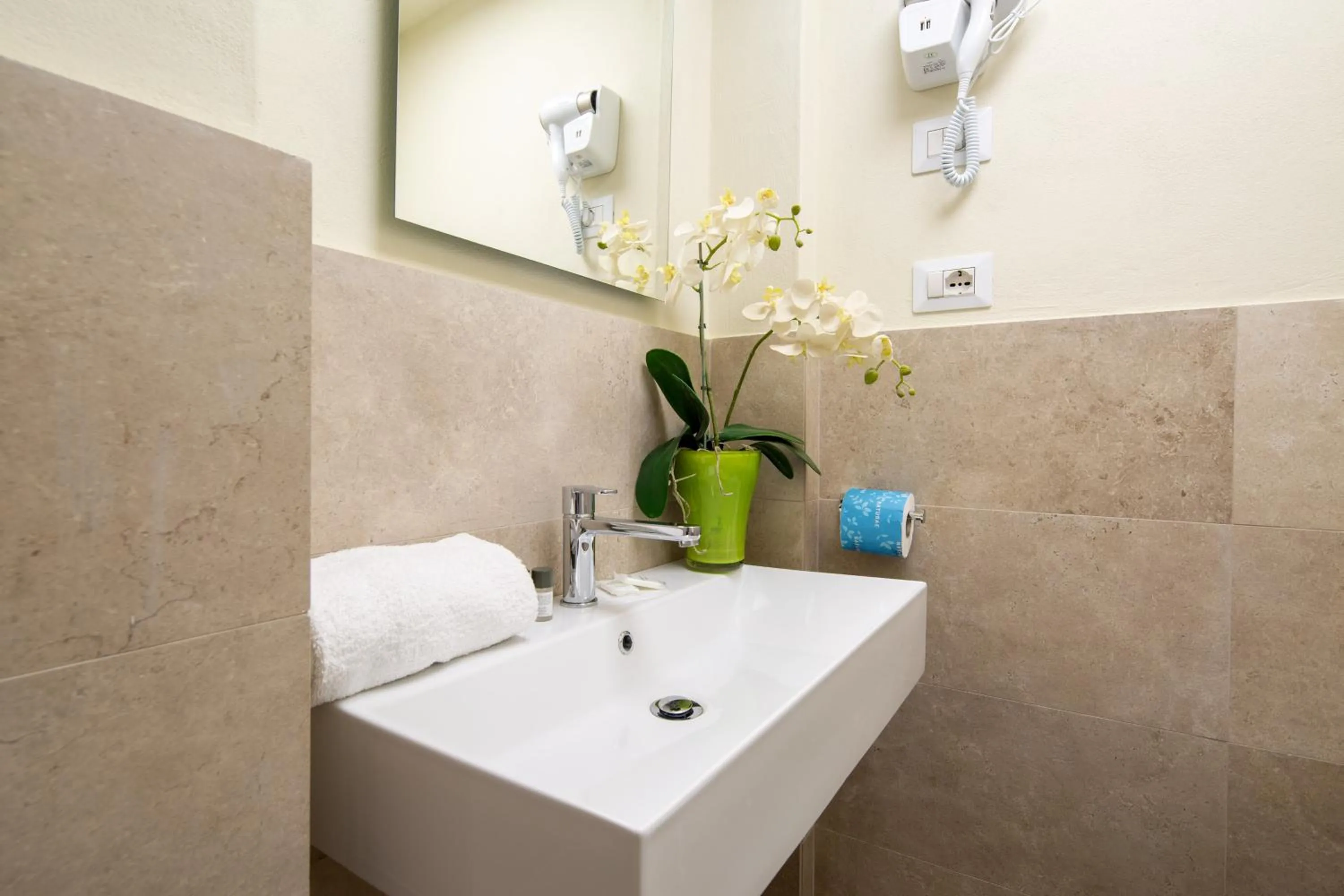 Bathroom in Duomo Apartments by Mmega