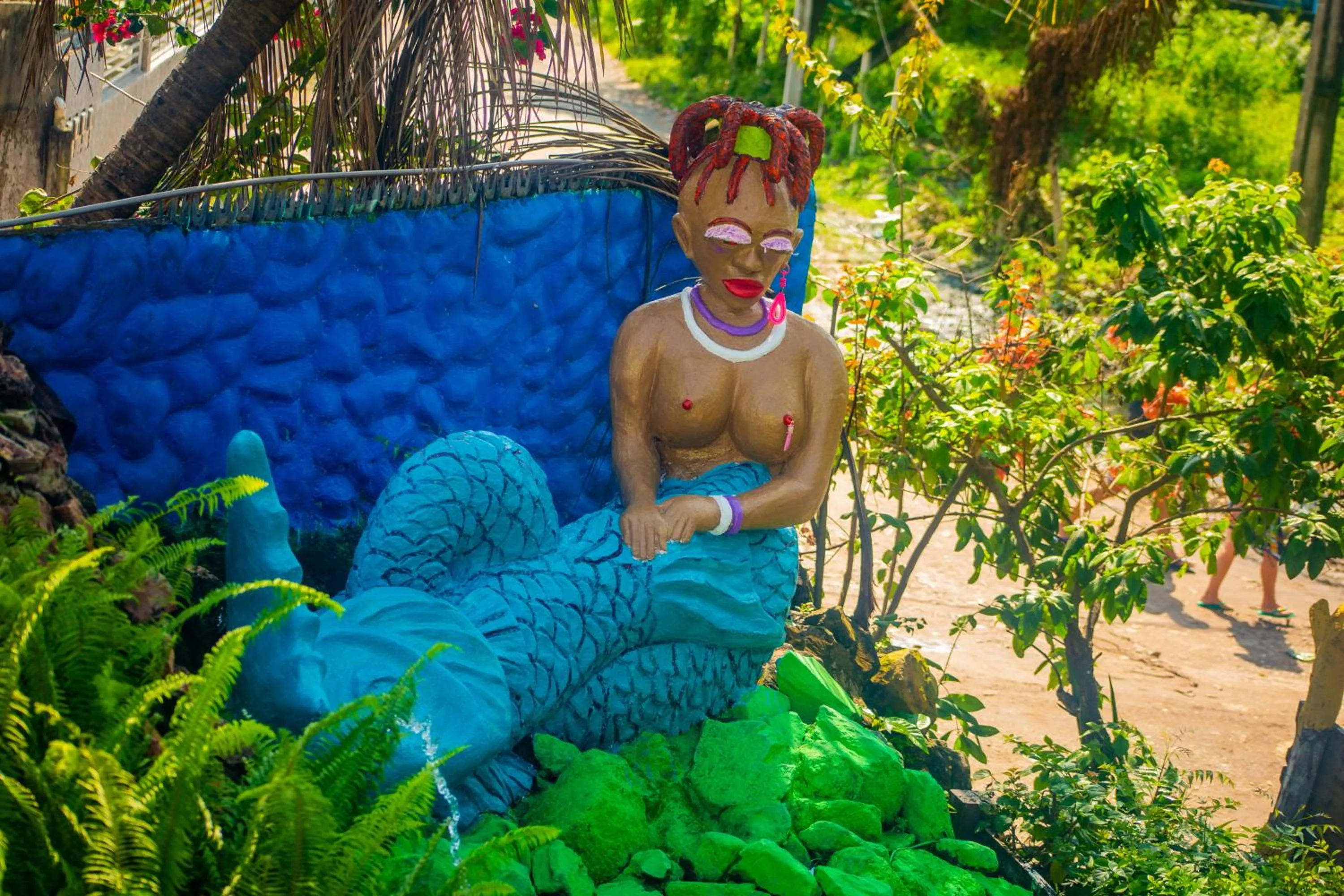 Decorative detail in Pousada das Galinhas