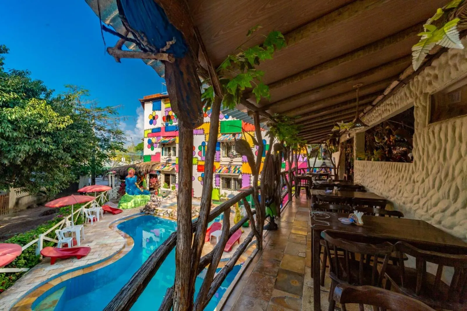 Patio in Pousada das Galinhas