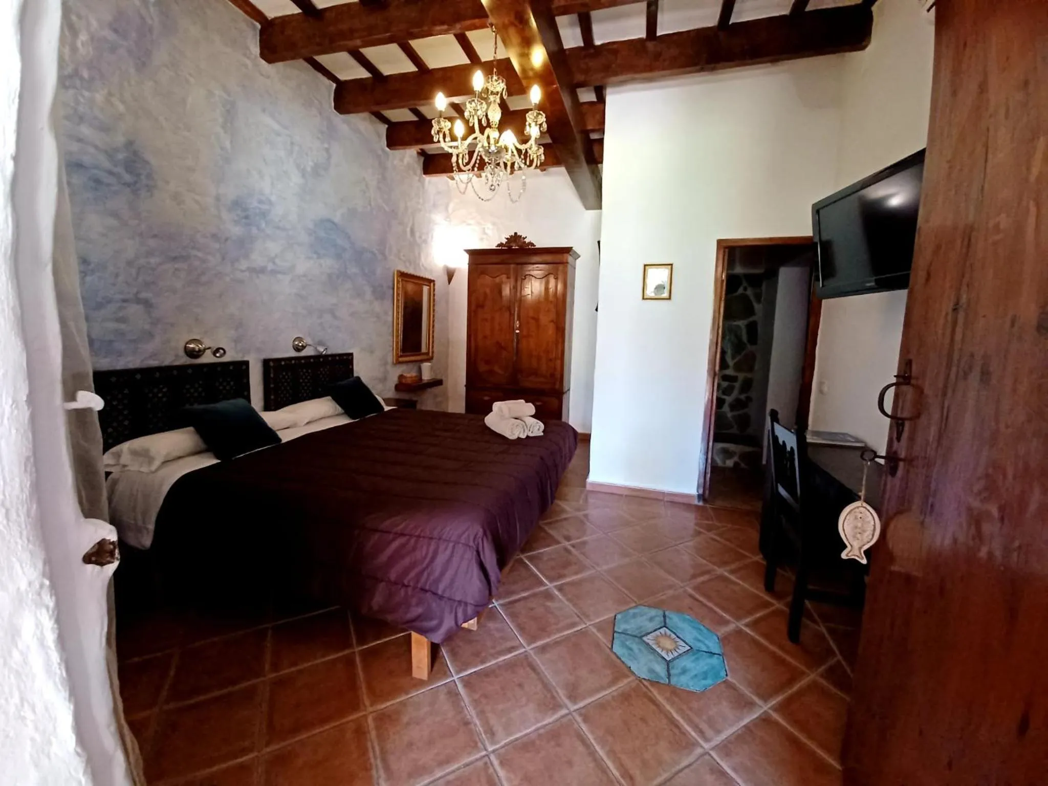 Property building, Bed in Agroturismo Matxani Gran