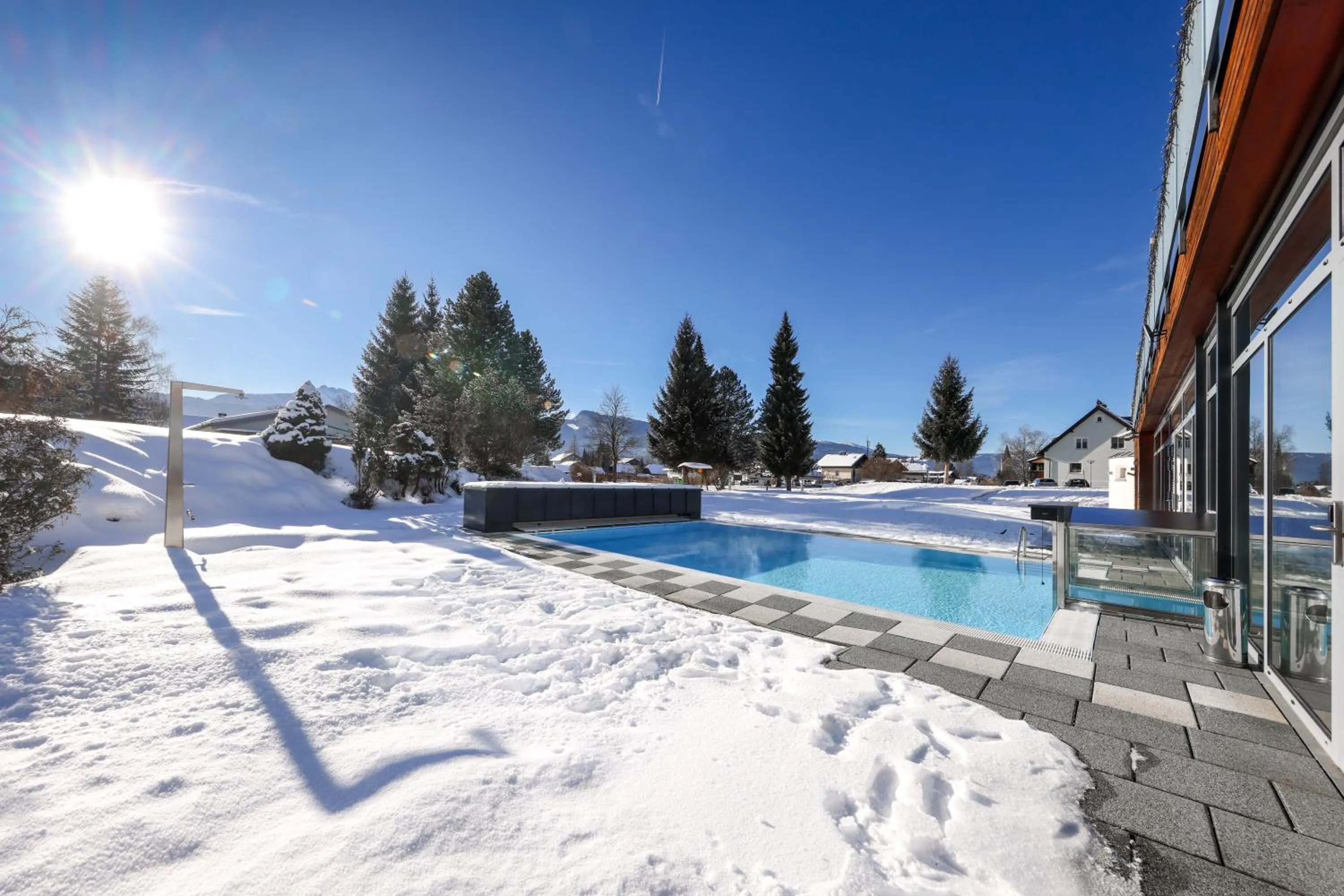 Swimming pool in Hotel-Restaurant Grimmingblick