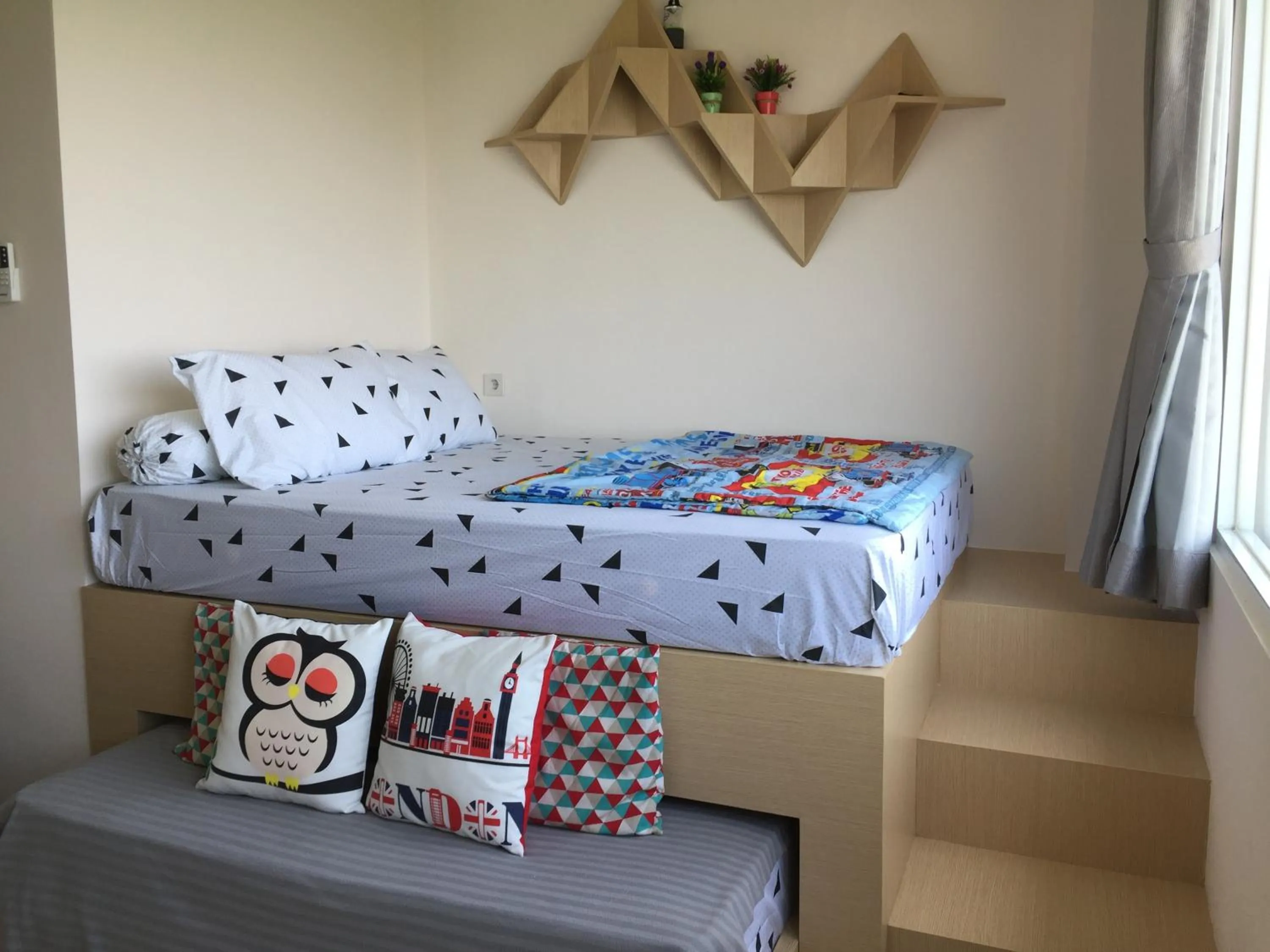 Bedroom, Bed in TechieRoom Kotlin at Clove Garden Residence