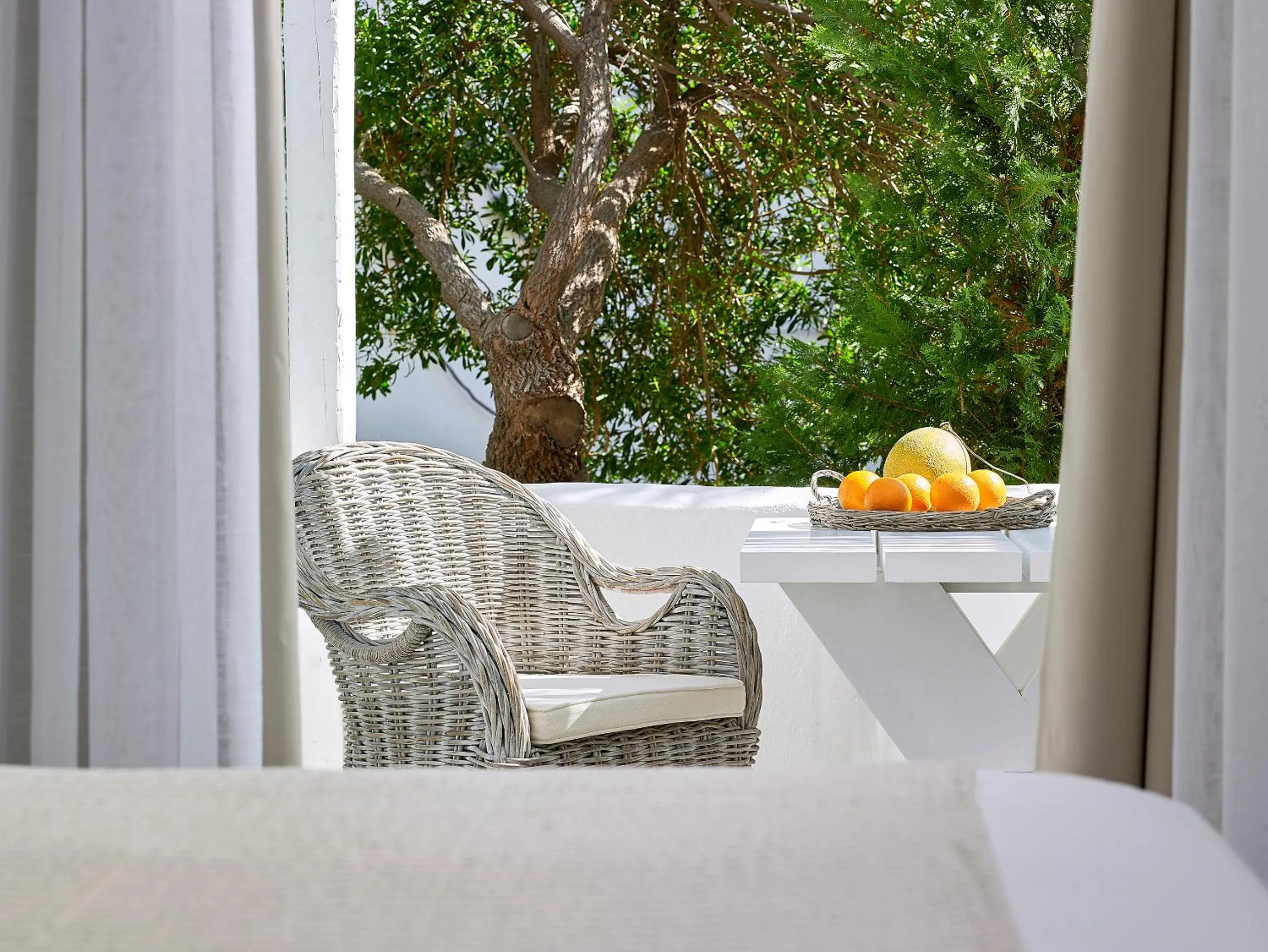 Balcony/Terrace in Delmar Apartments & Suites Milos - Delmar Collection