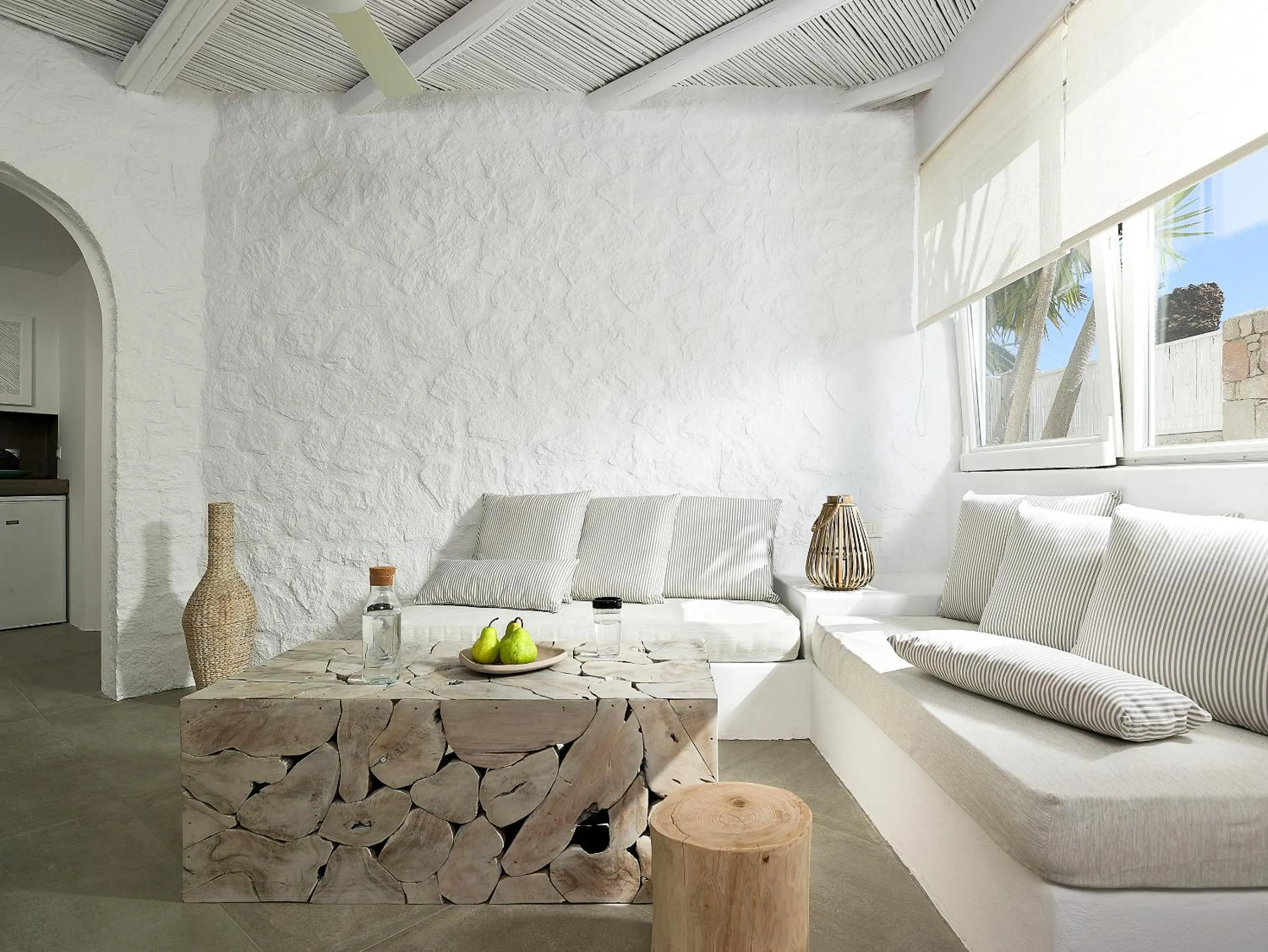 Living room in Delmar Apartments & Suites Milos - Delmar Collection