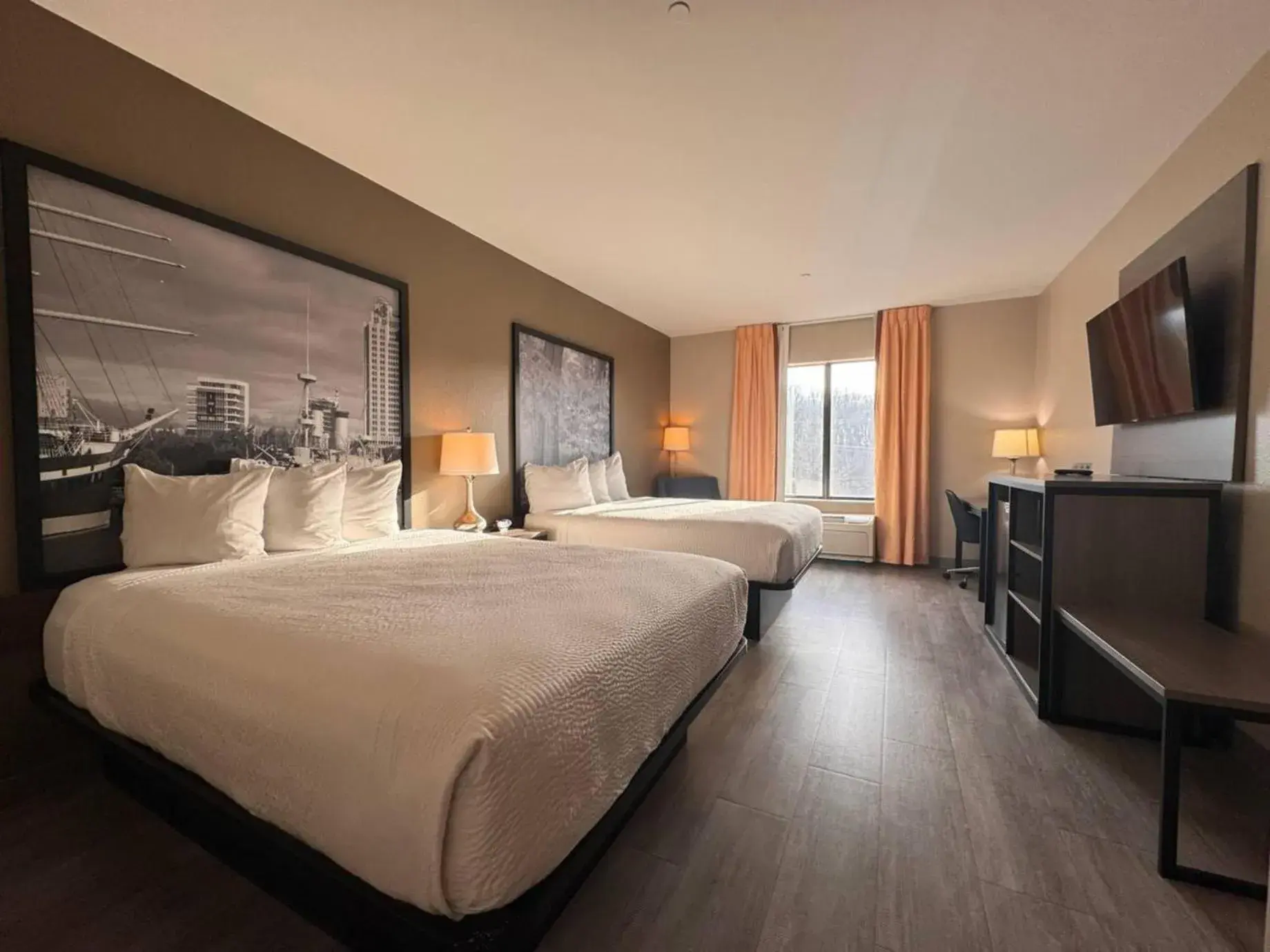 Queen Room with Two Queen Beds - Non-Smoking in Super 8 by Wyndham Pennsville/Wilmington Queen Room with Two Queen Beds - Non-Smoking in Super 8 by Wyndham Pennsville/Wilmington