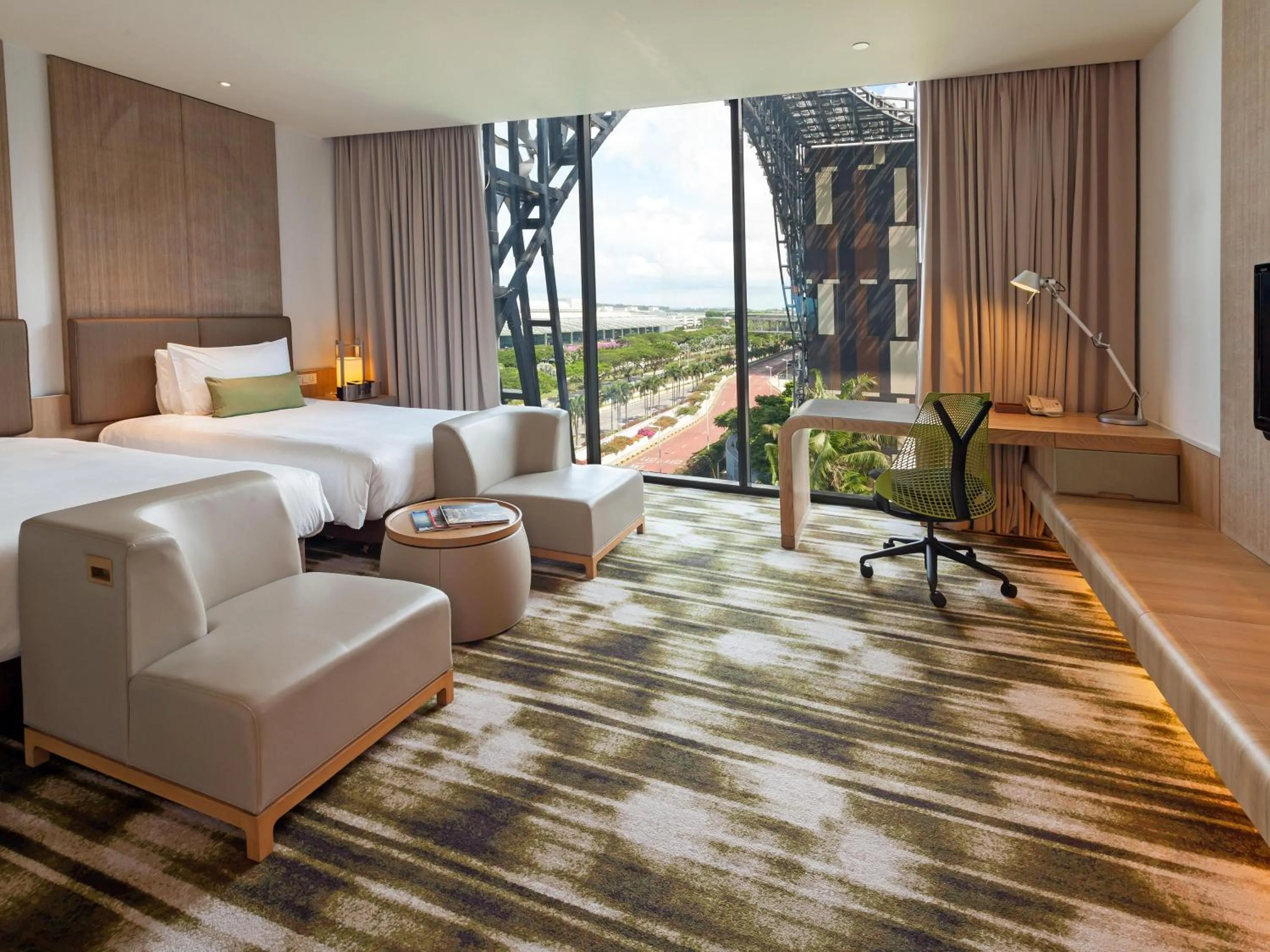 Bedroom, Bed in Crowne Plaza Changi Airport by IHG