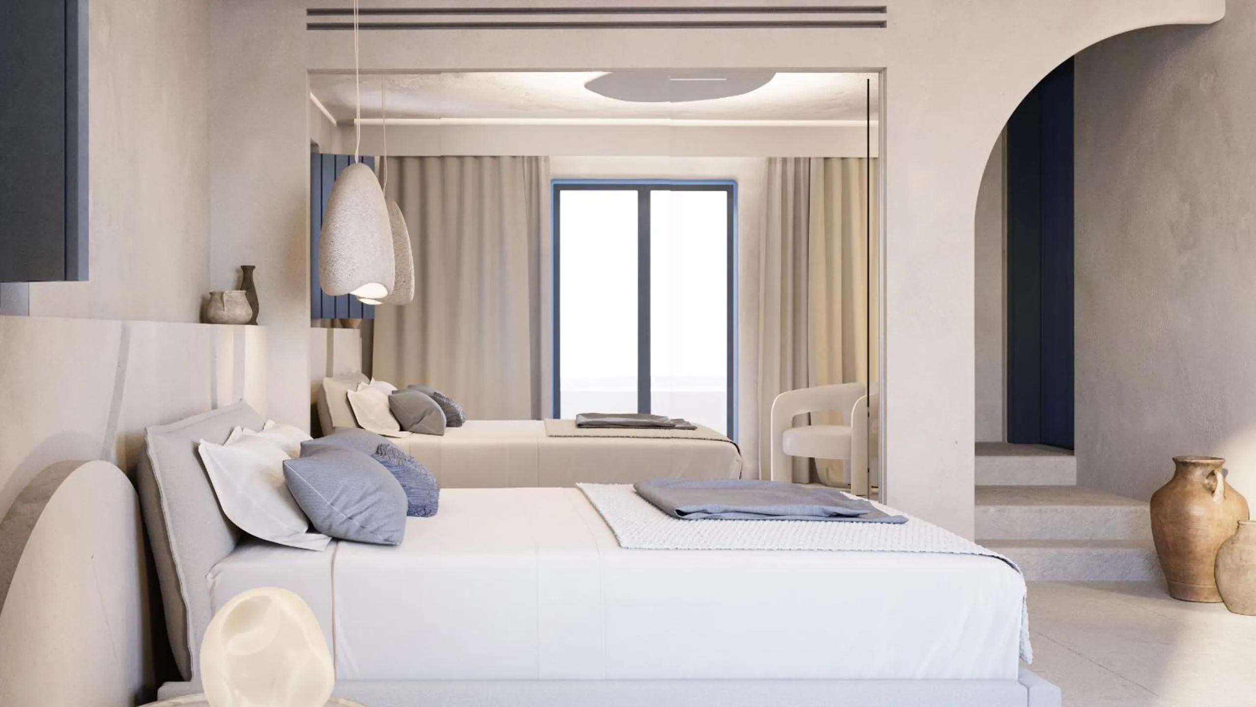 Bed in Anastasia Resort by Spilia