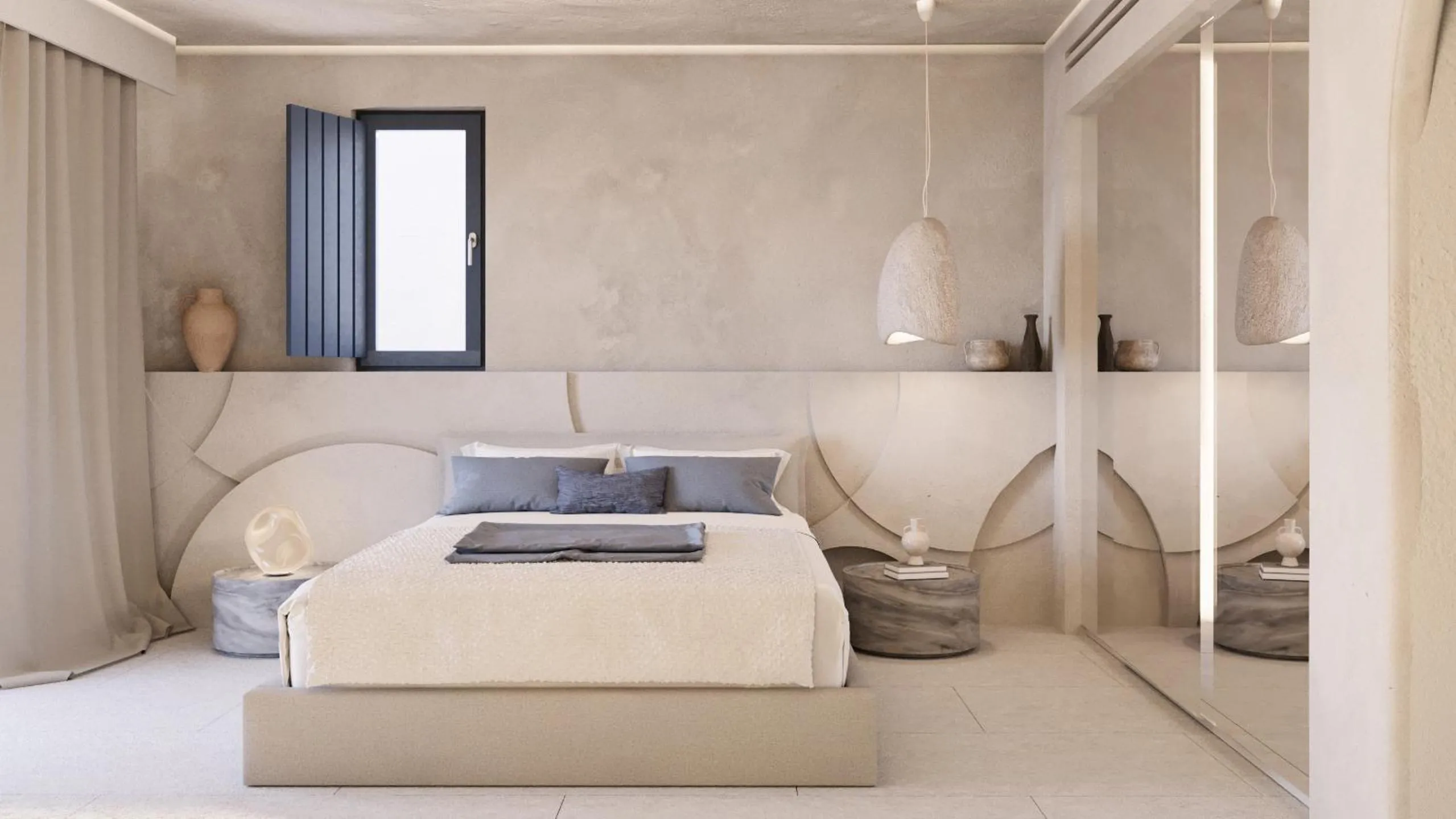 Bed in Anastasia Resort by Spilia