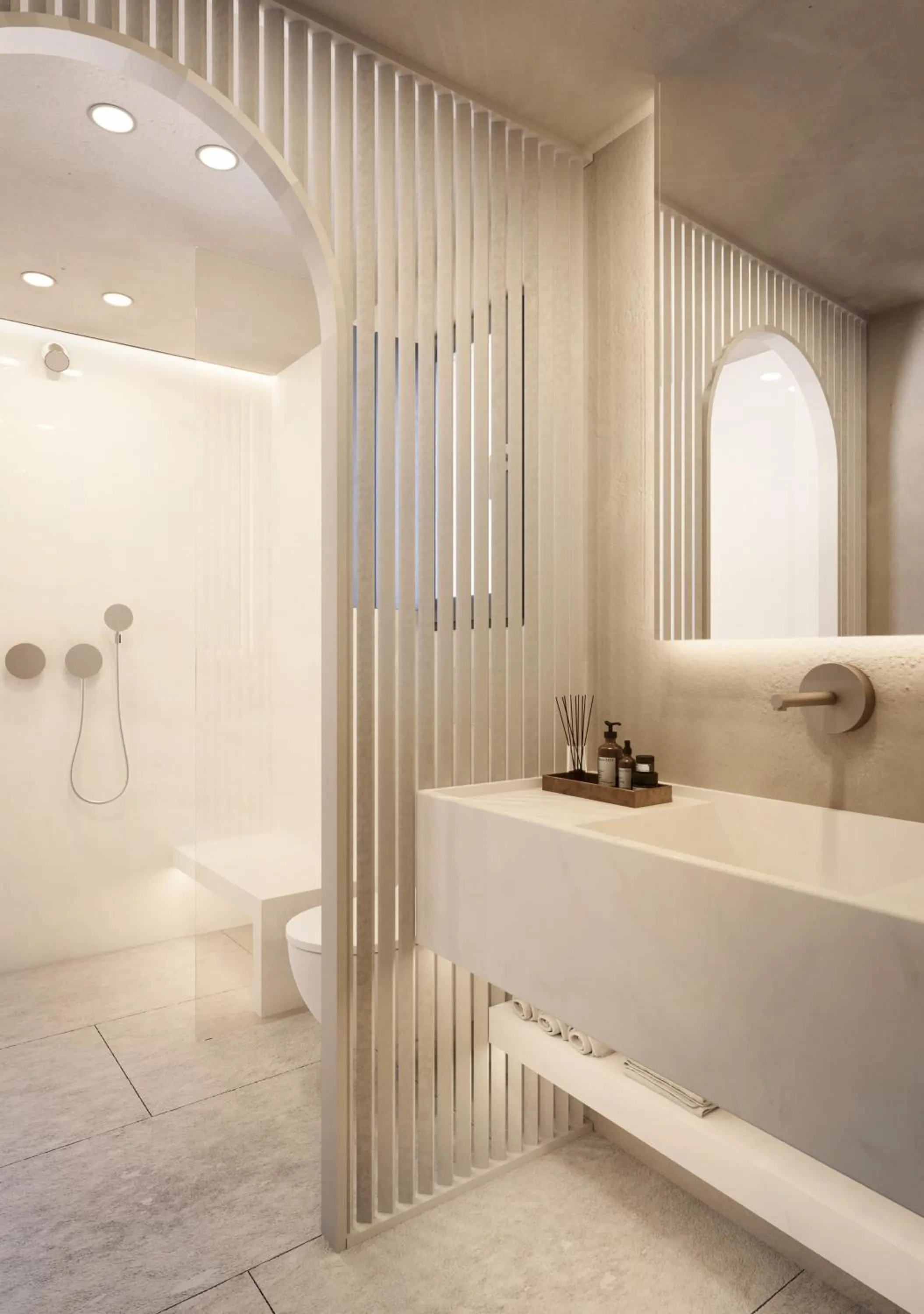 Toilet in Anastasia Resort by Spilia