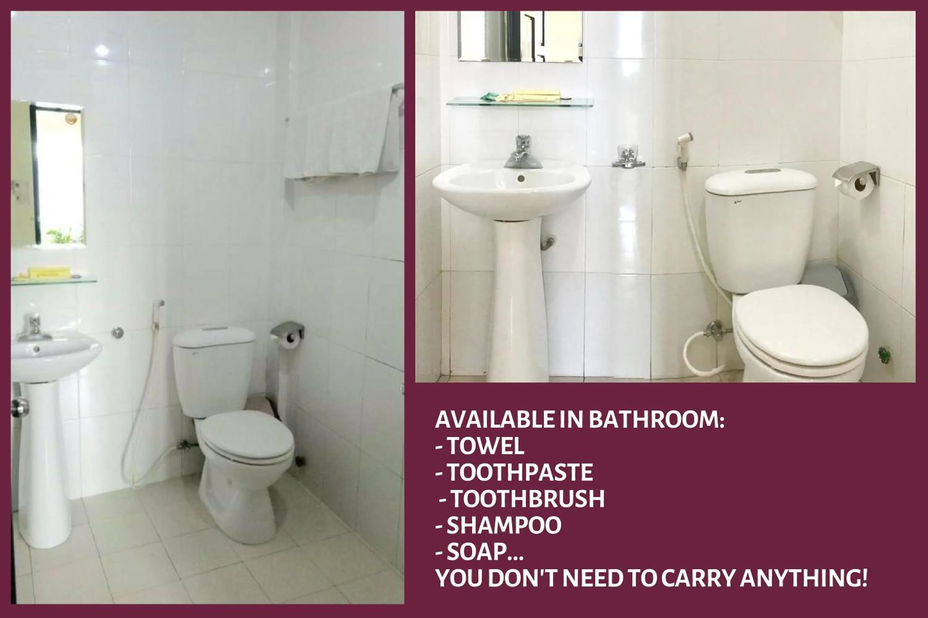 Shower in Canary Hotel Hue