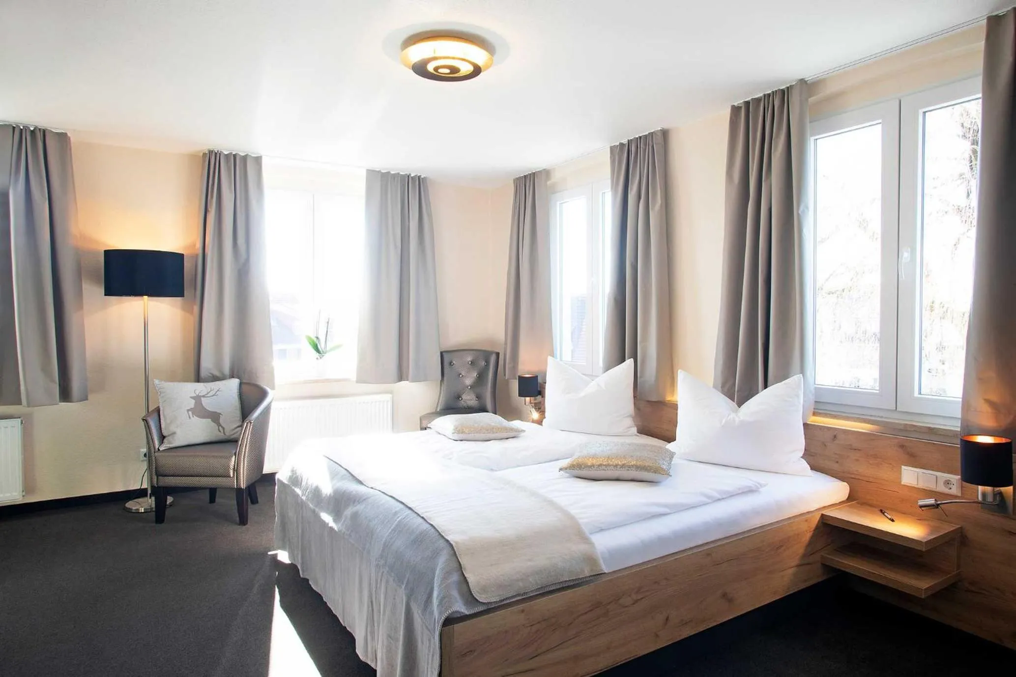 Bed in Hotel & Gutsgasthaus Köberle