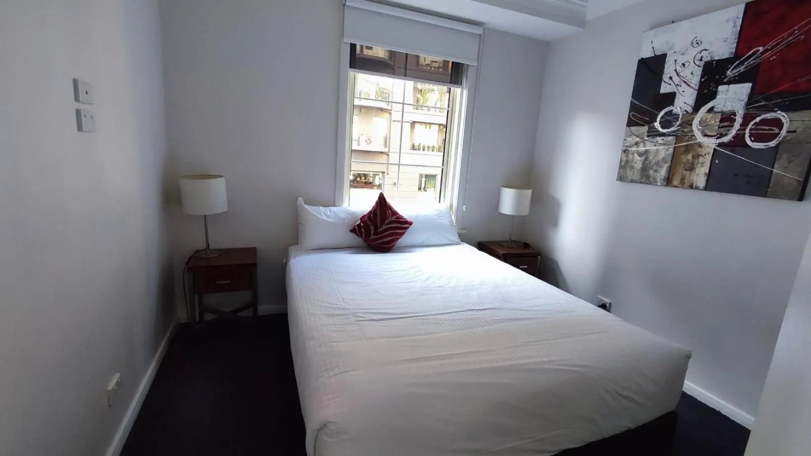 Bedroom, Bed in South Yarra Central Apartment Hotel