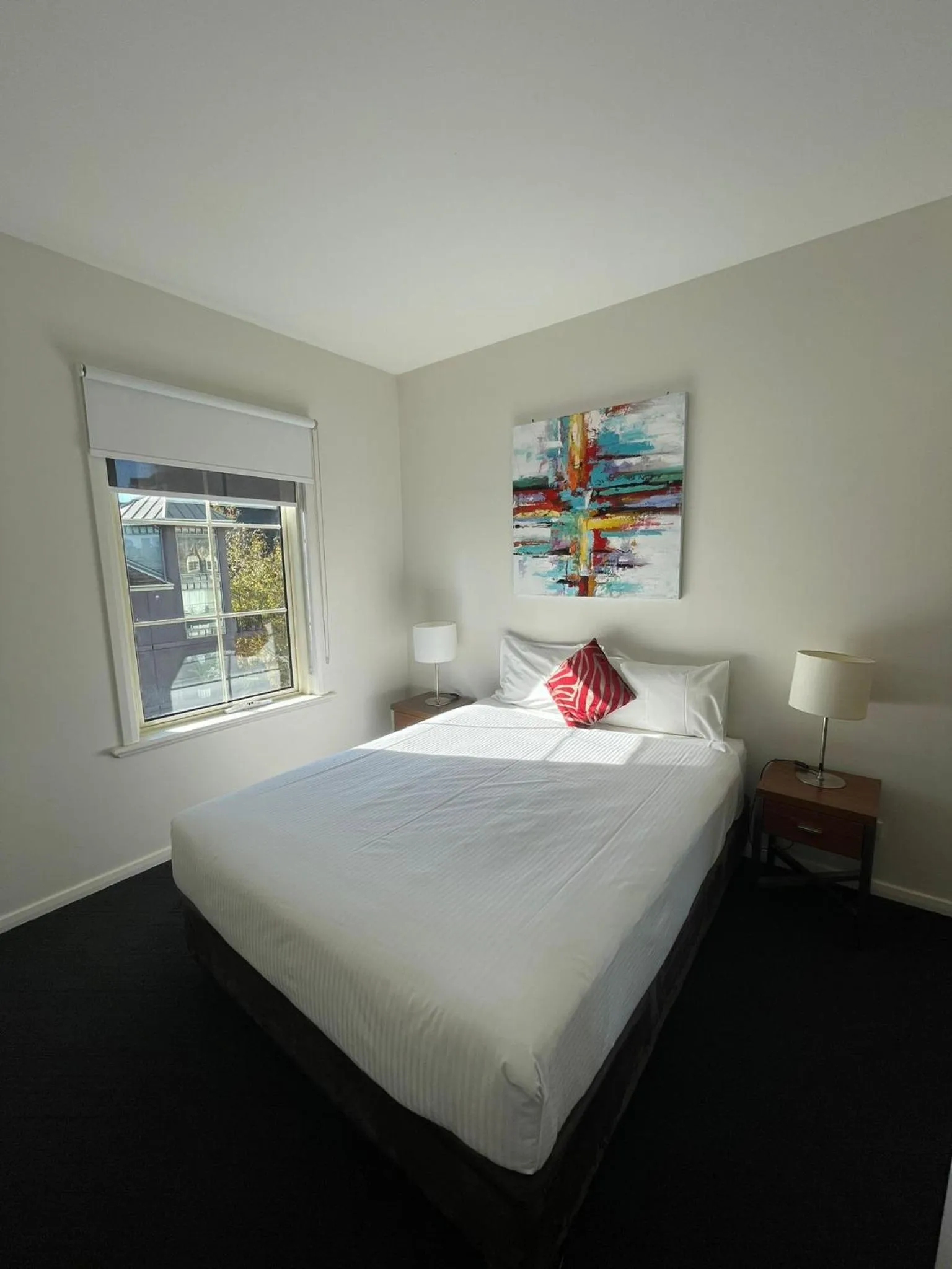 Bedroom, Bed in South Yarra Central Apartment Hotel