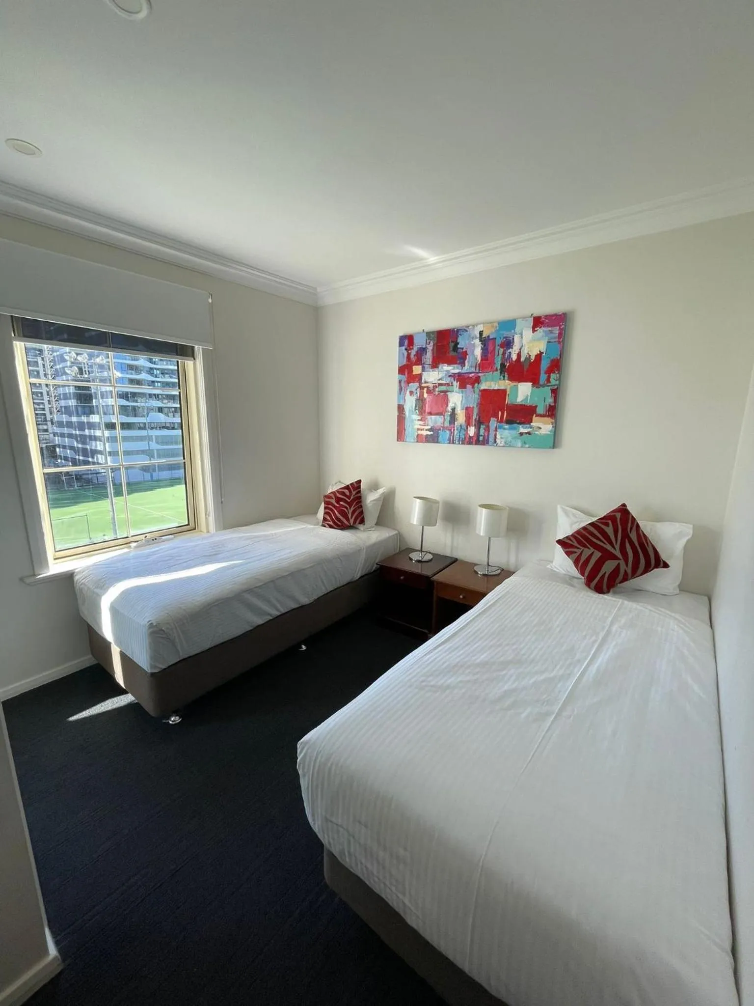 Bedroom, Bed in South Yarra Central Apartment Hotel