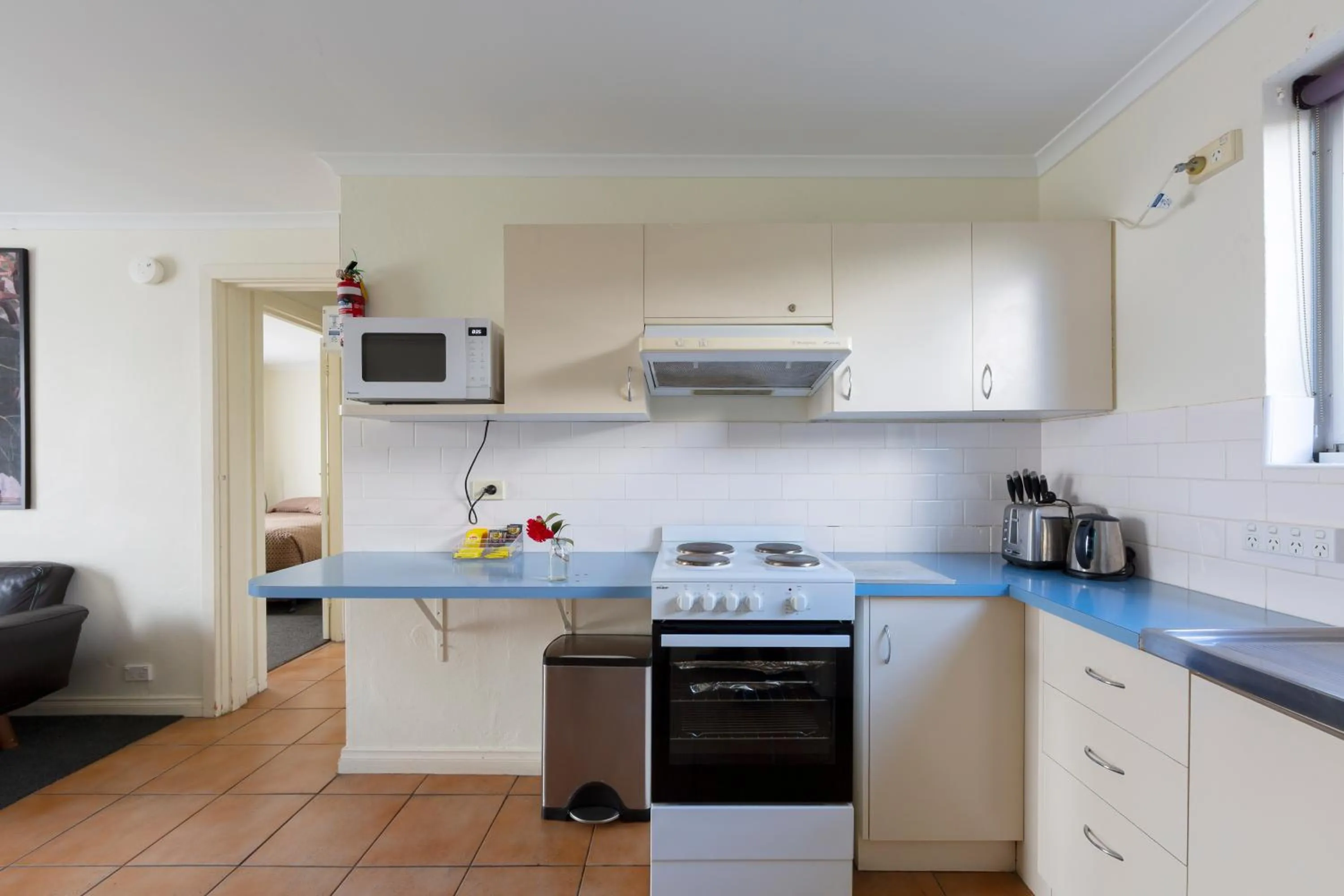 Kitchen or kitchenette in Forrest Hotel & Apartments