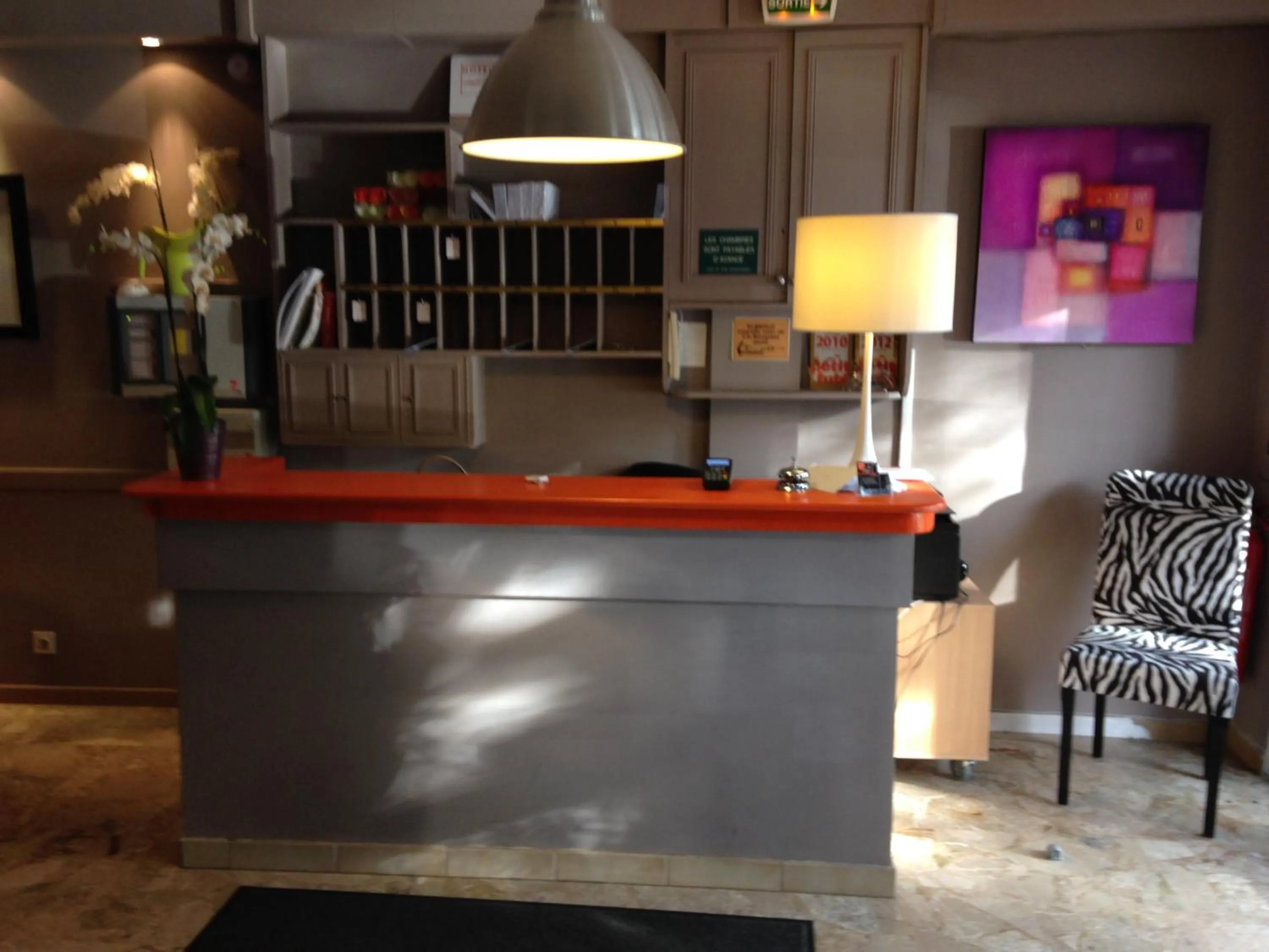 Lobby or reception in Hôtel L'Eau Des Collines