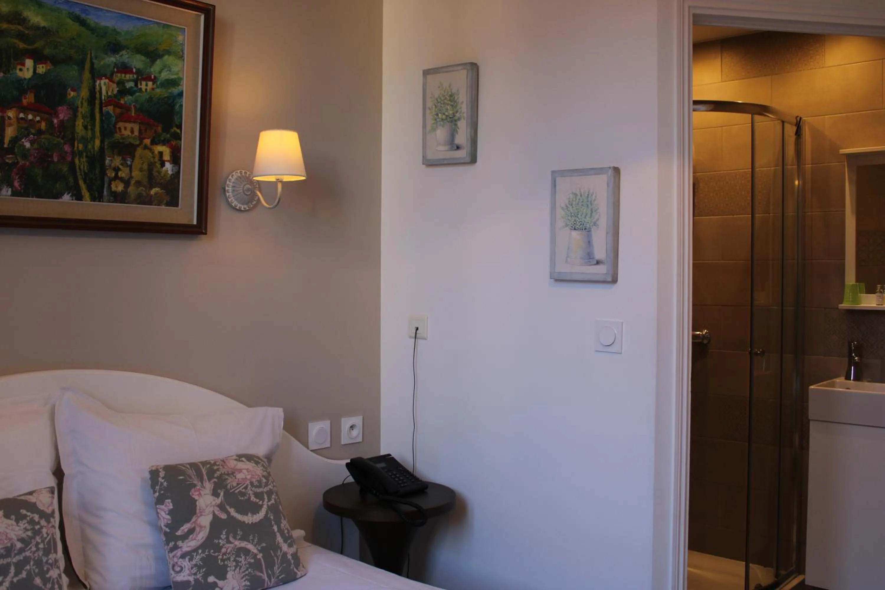 Shower in Hôtel La Villa des Oliviers