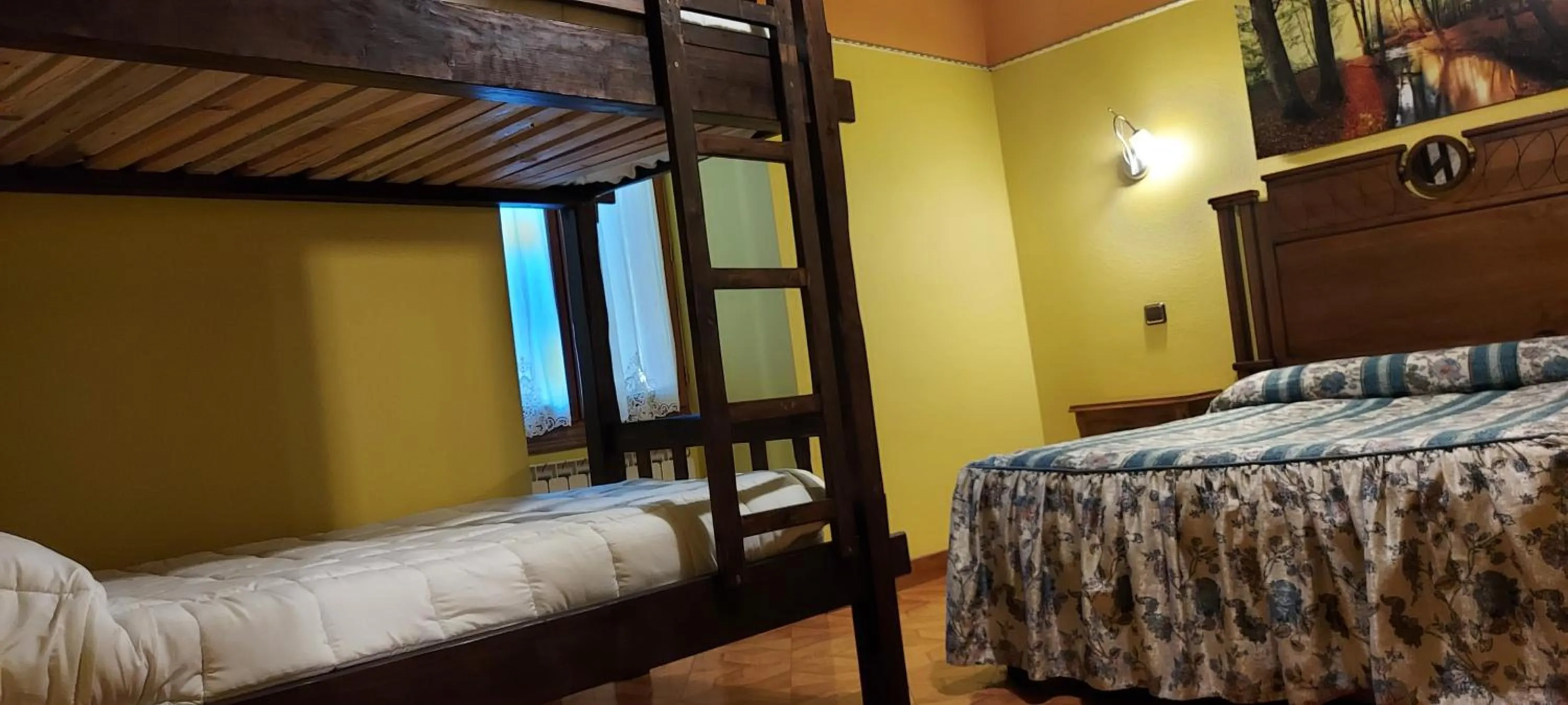 Bed in Hotel Rural Bereau